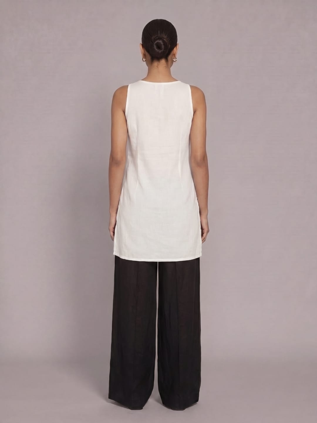 Saba Plain Round Neck Kurti