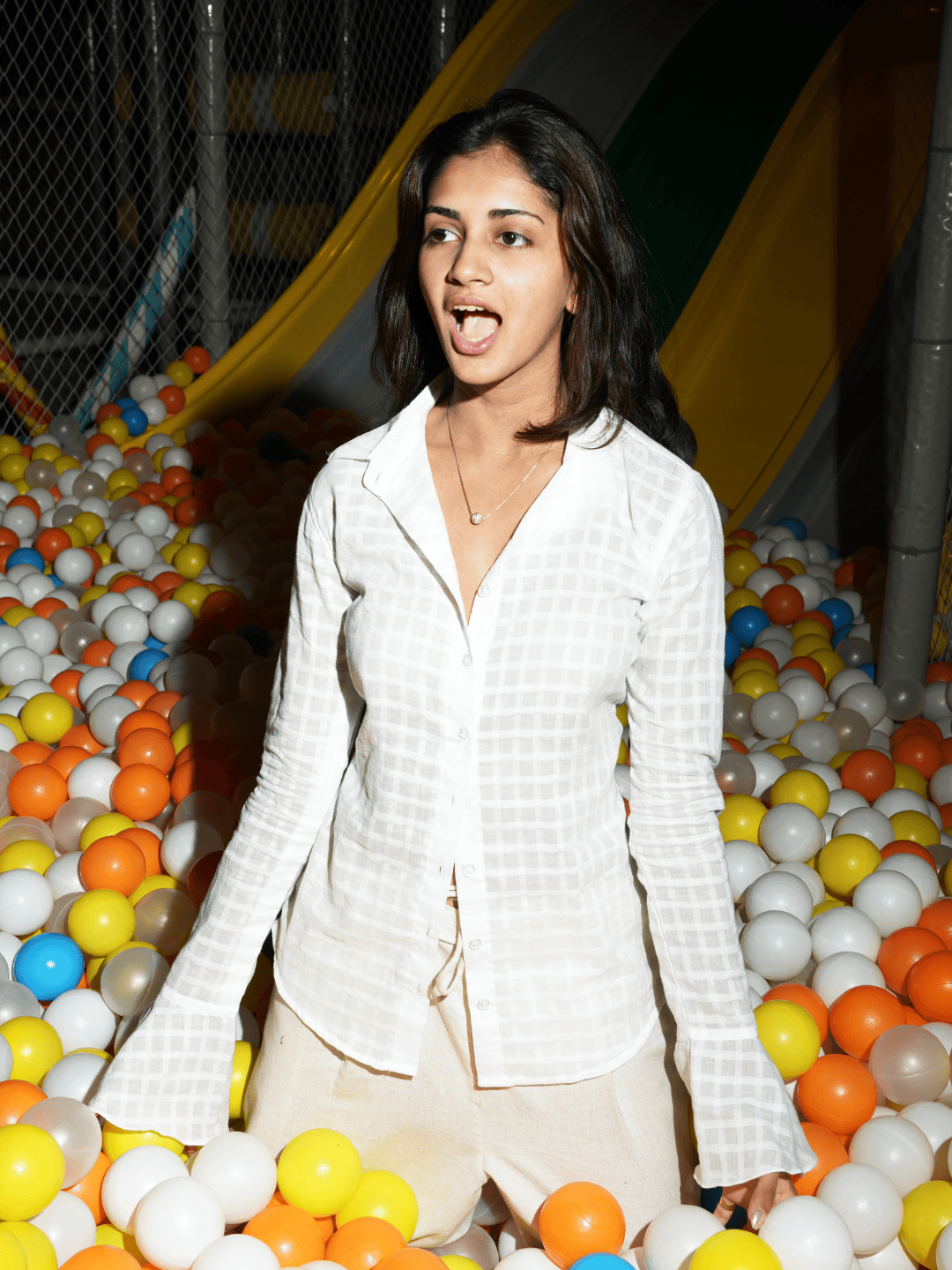 Dua Jacquard Corset Shirt