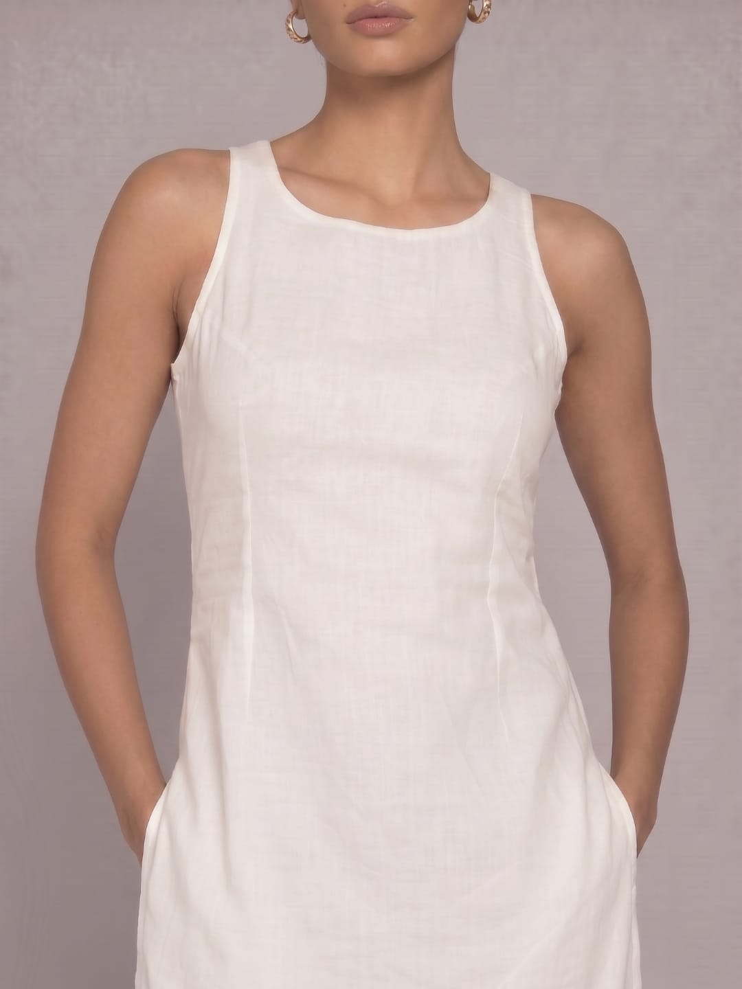 Saba Plain Round Neck Kurti