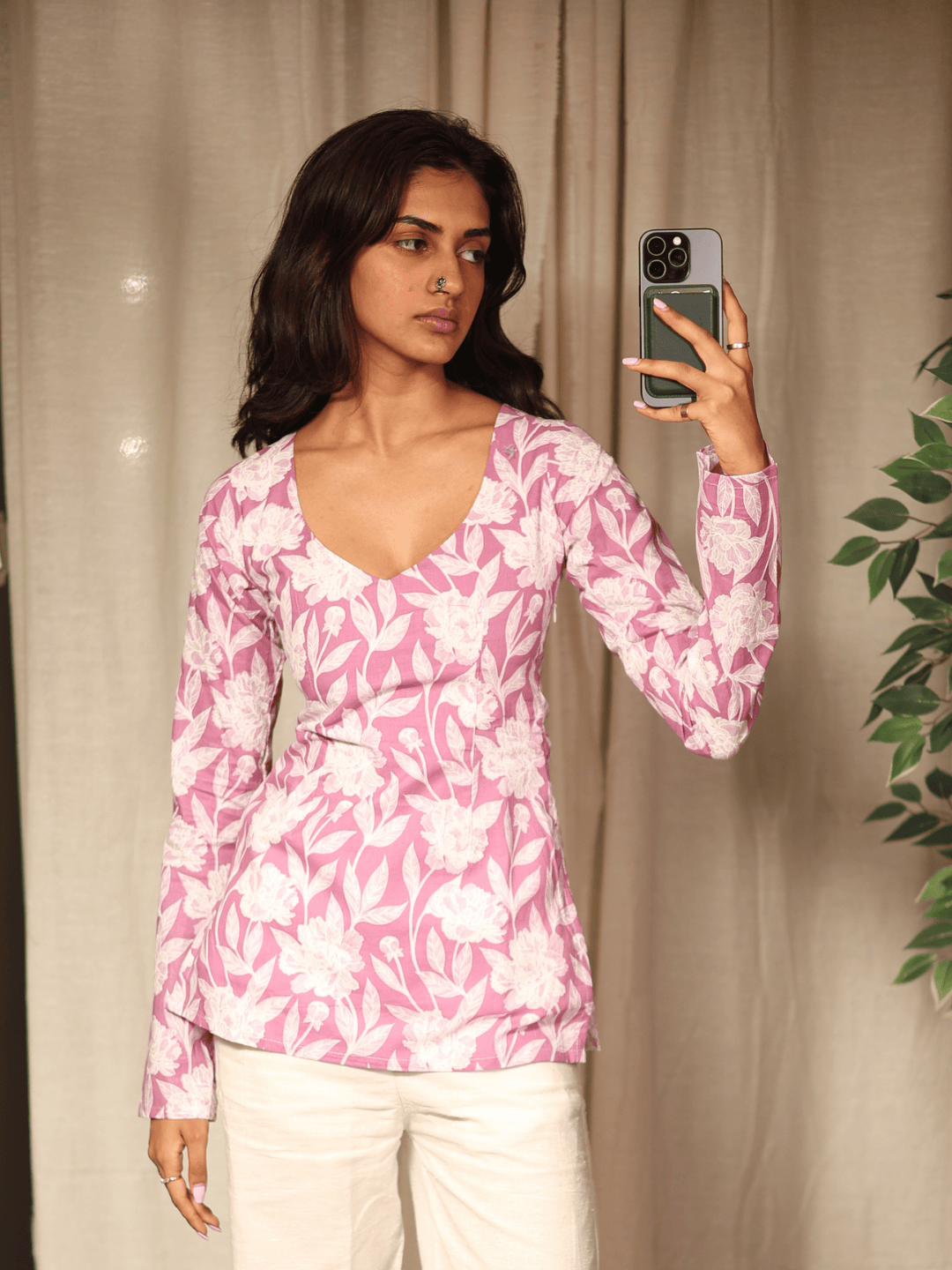 Nayab sleeved modest kurti