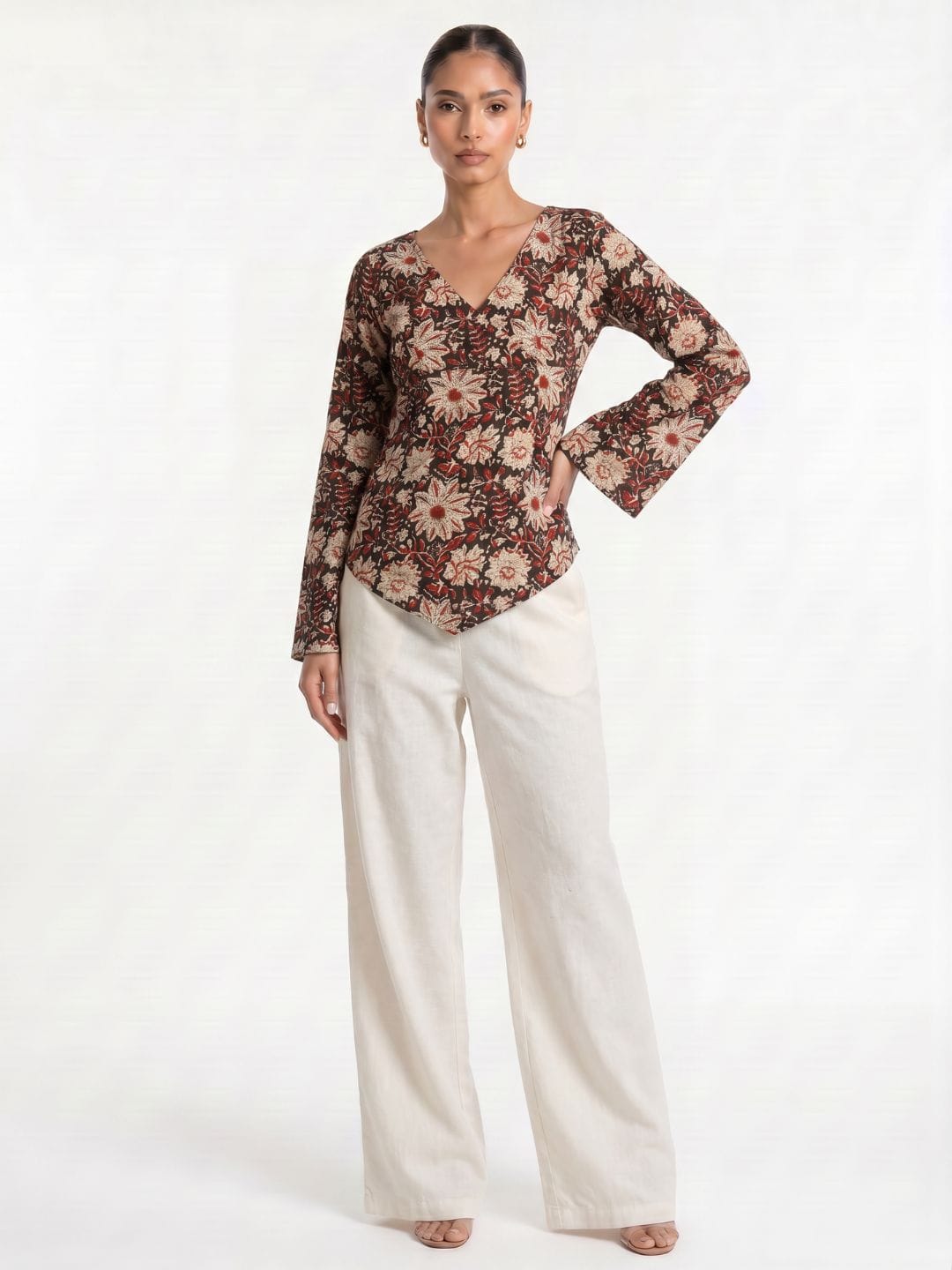 Naira Bell Sleeved Top