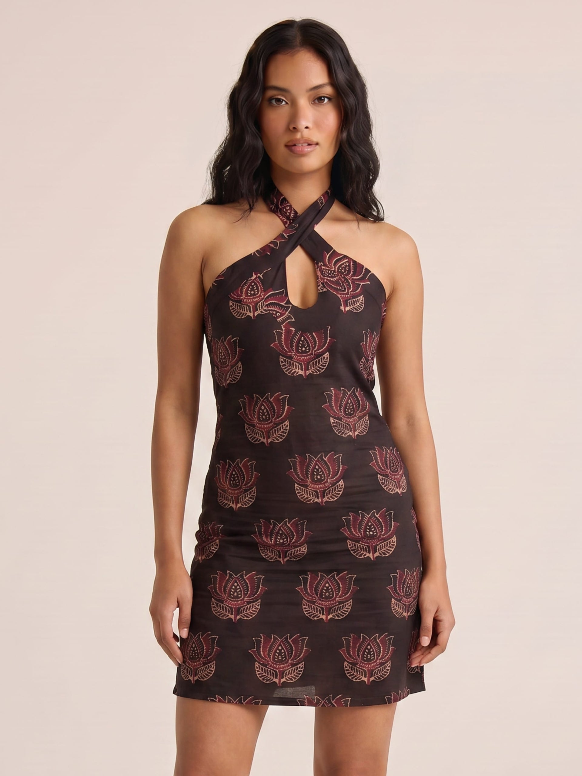 Veena Halterneck Dress