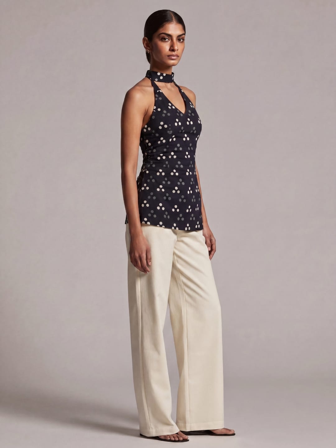 Haya Keyhole Halterneck Kurti
