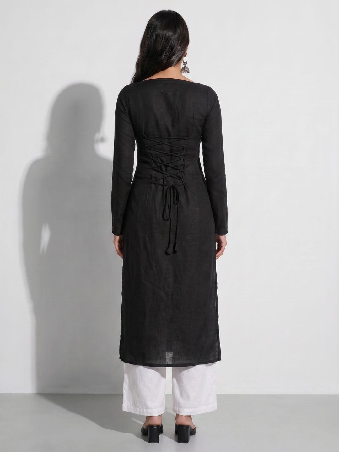 Baani Sleeved Corset Long Kurti