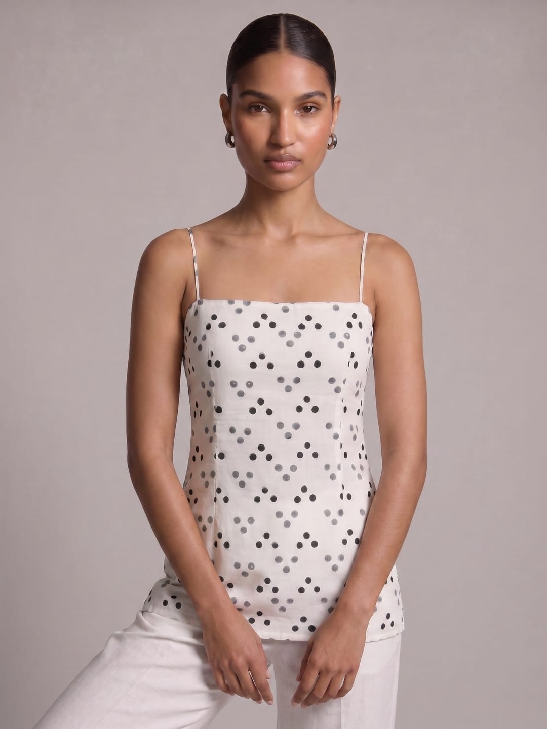 Rish Noodle Strap Short Kurti