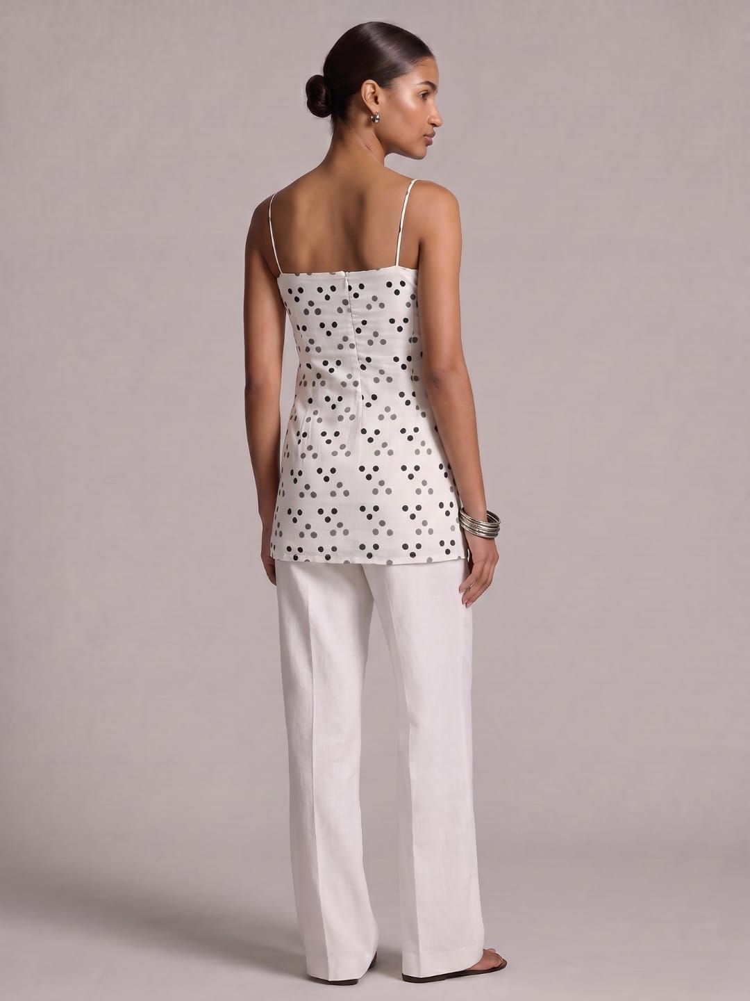 Rish Noodle Strap Short Kurti