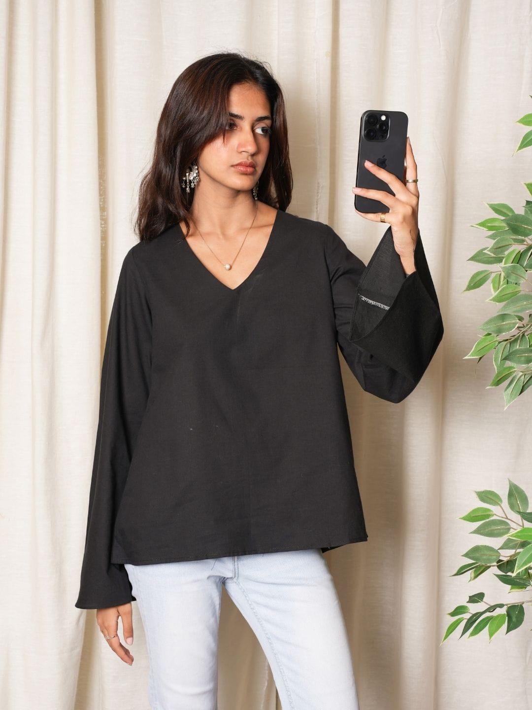 Krutika Bell Sleeved Top