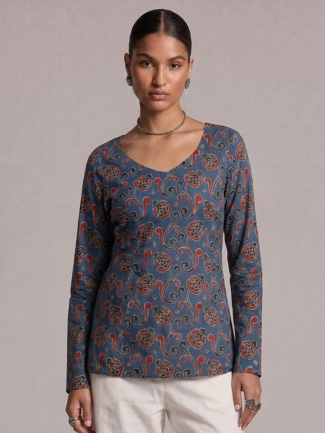 Asha Sleeved Modest Kurti
