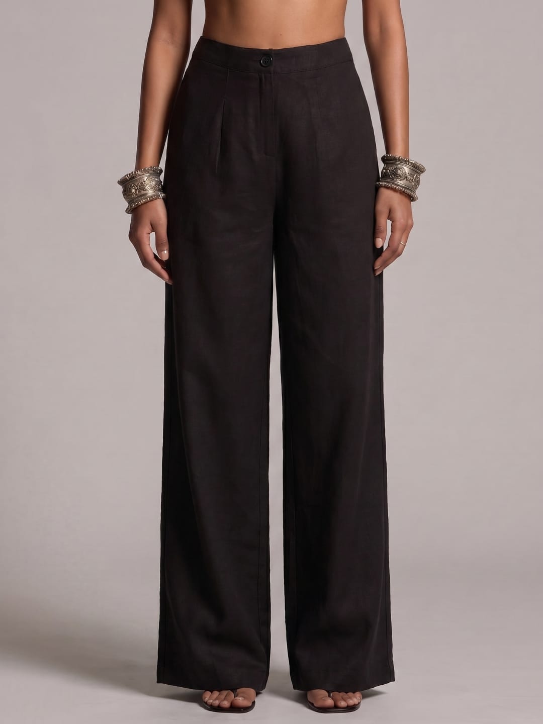 Black Loose fitting pants