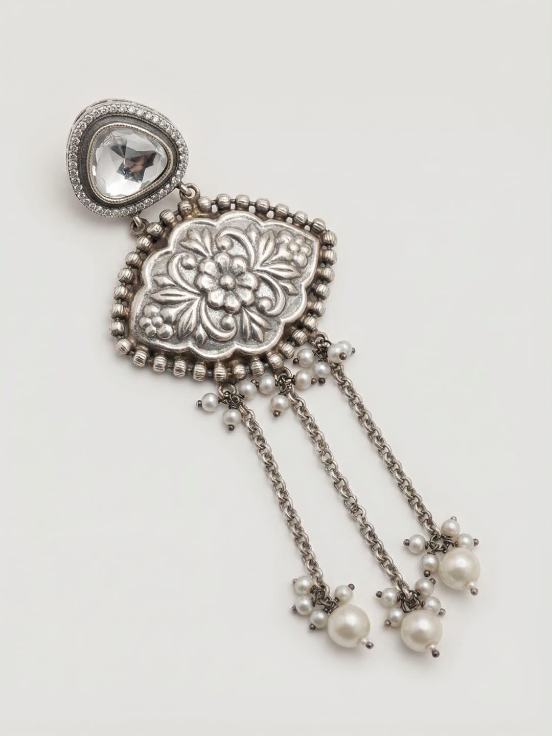 Saaj Chain Dangler Earrings