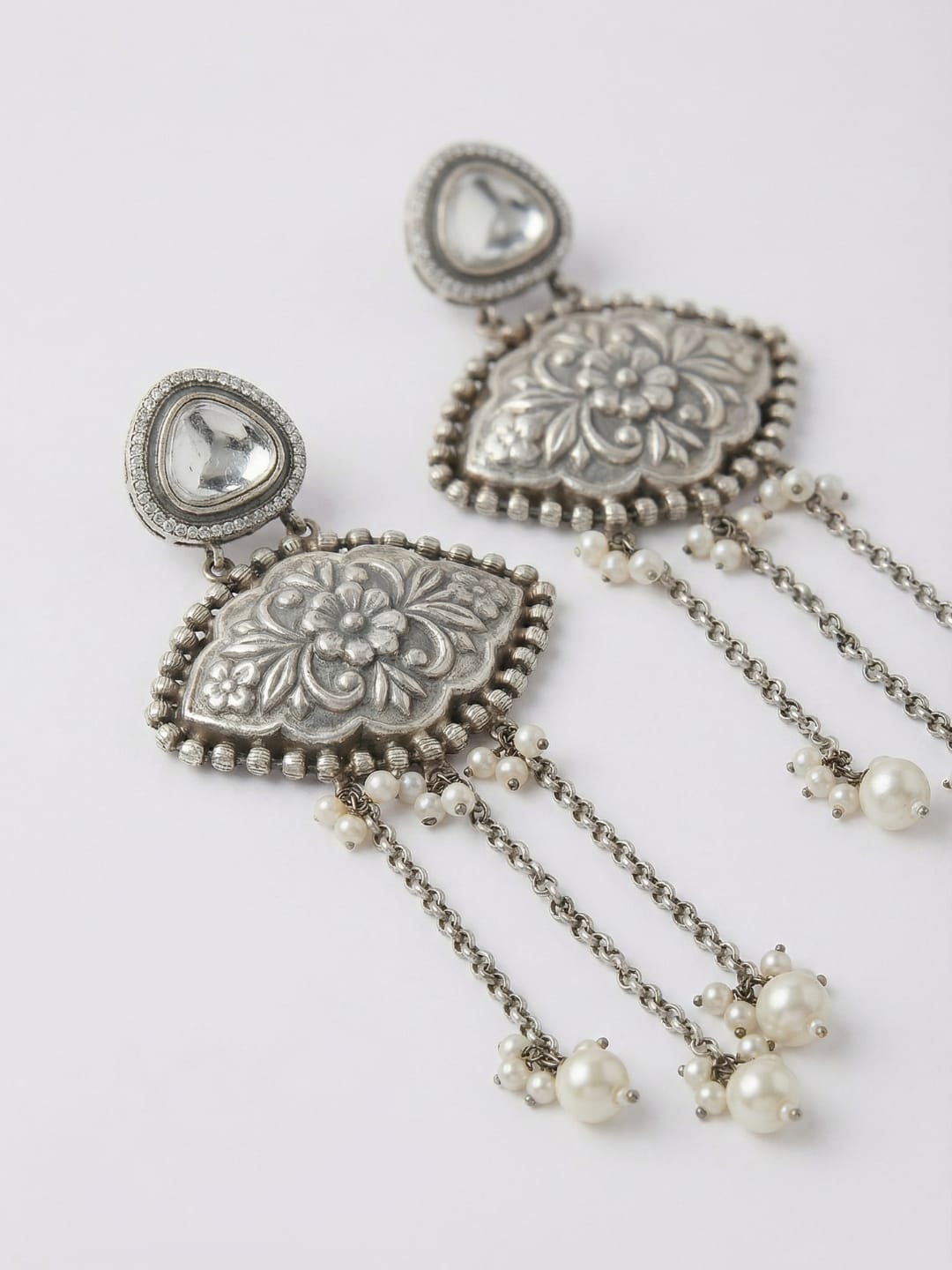 Saaj Chain Dangler Earrings