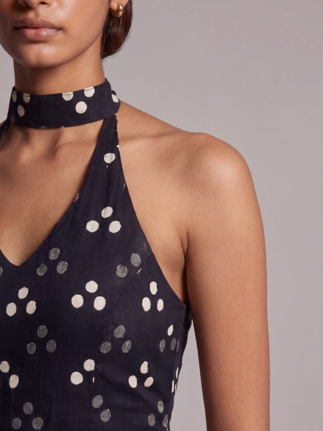 Haya Keyhole Halterneck Kurti