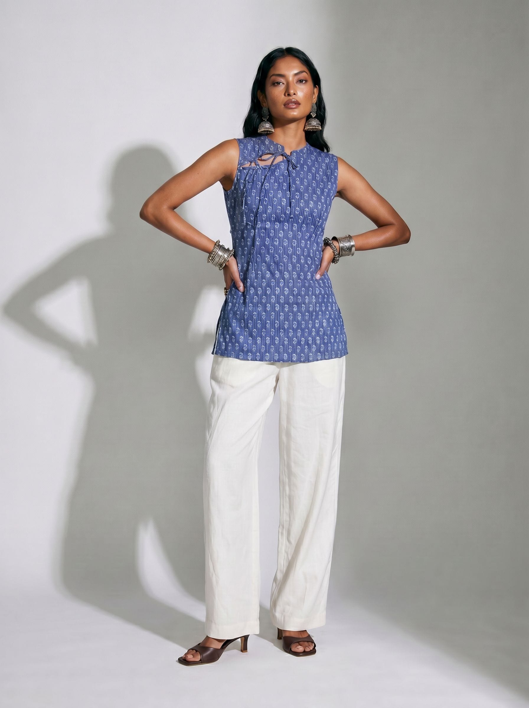 Alisha Tie-Neck Kurti