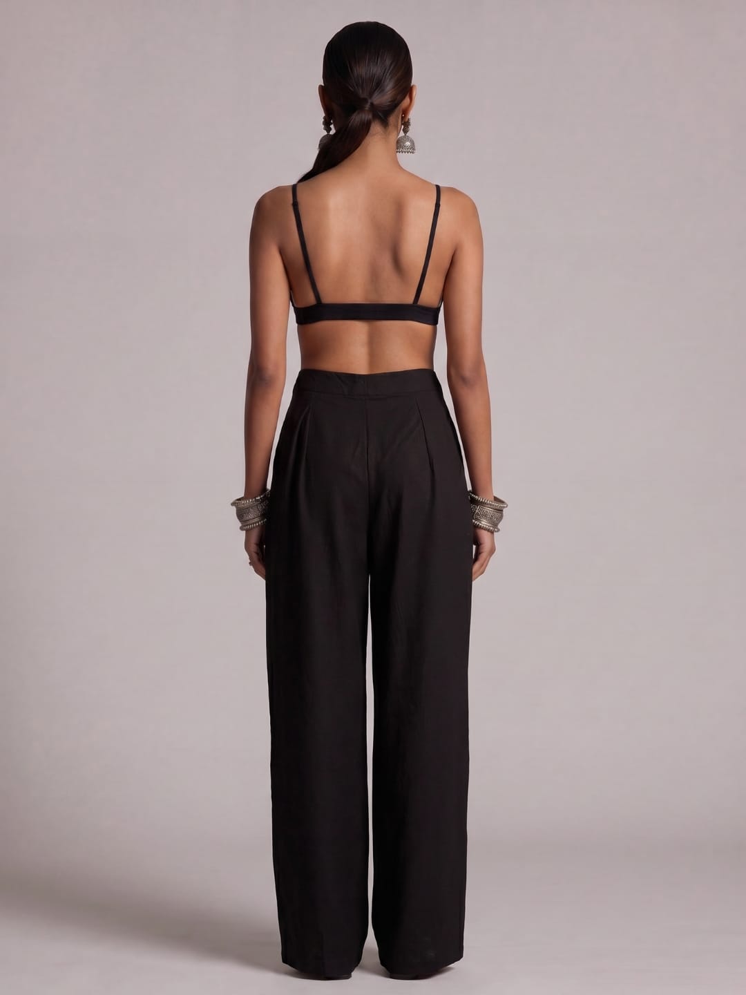 Black Loose fitting pants