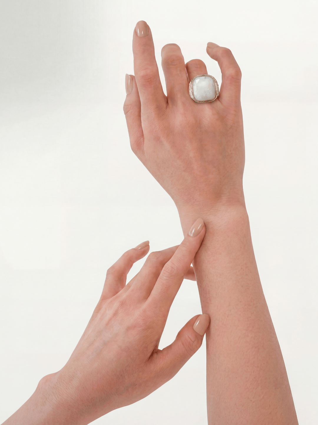 Ivory Stone Ring