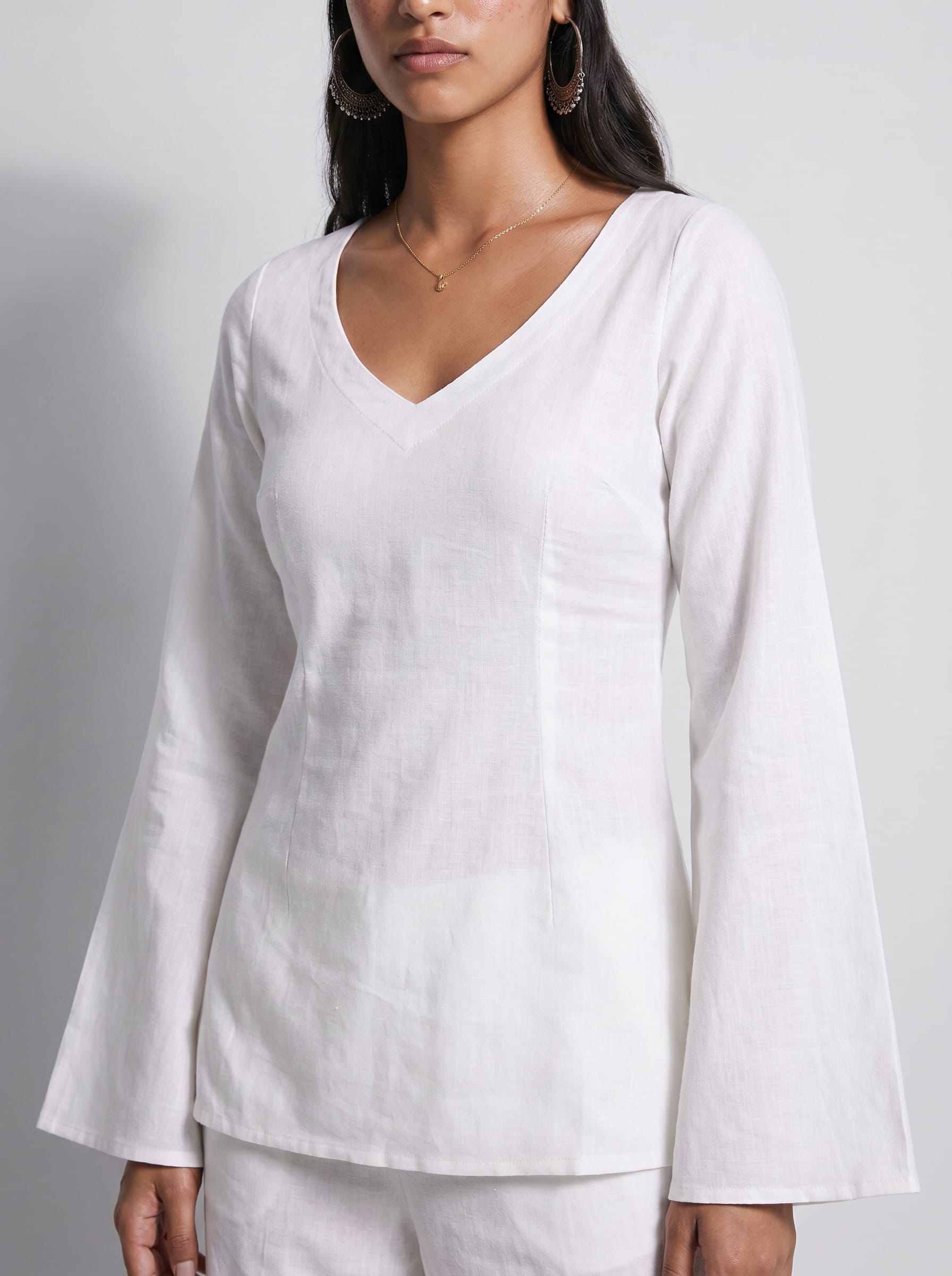 Maanya Bell Sleeves Short Kurti