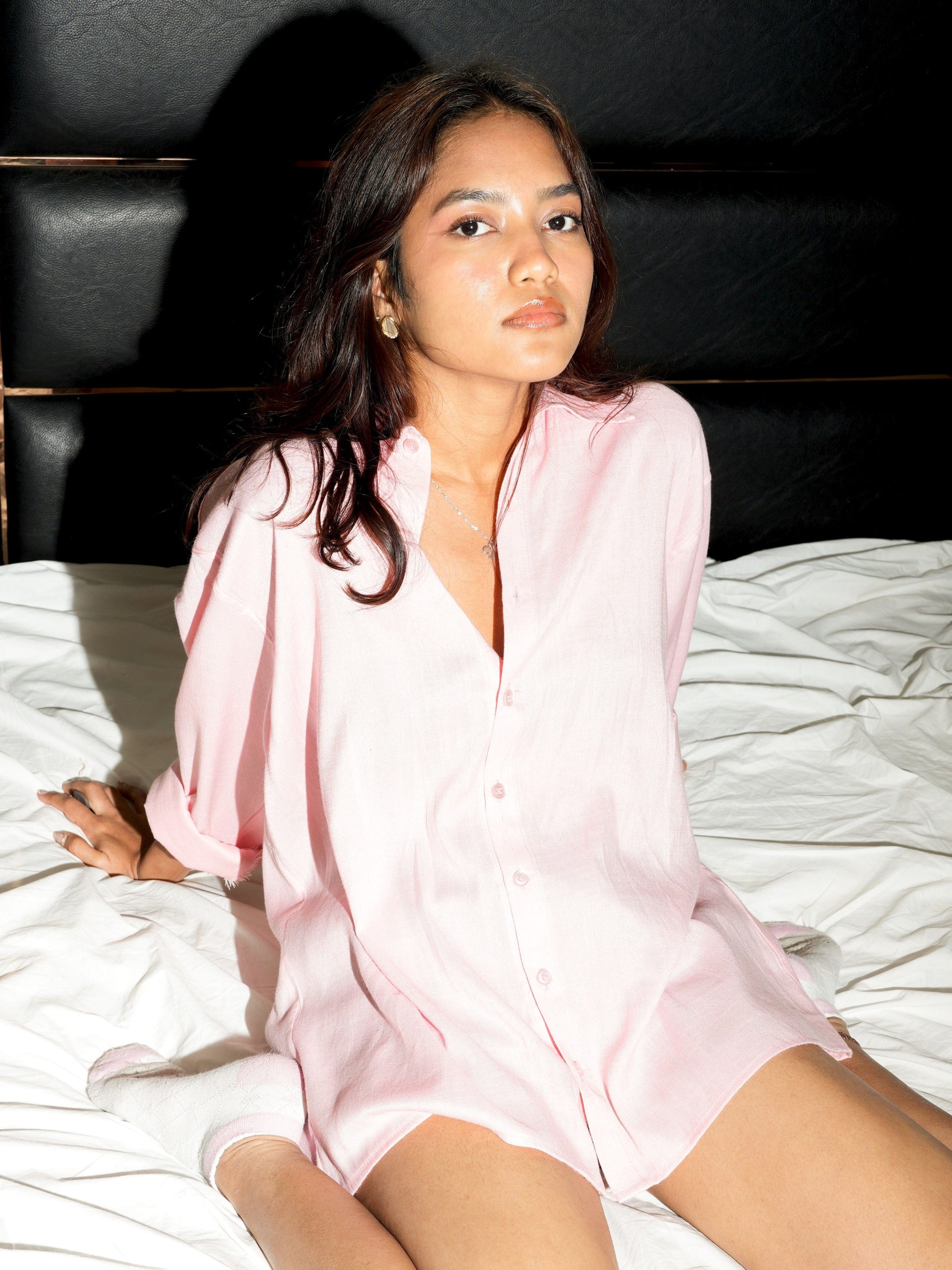 Oversized Pink Shirt