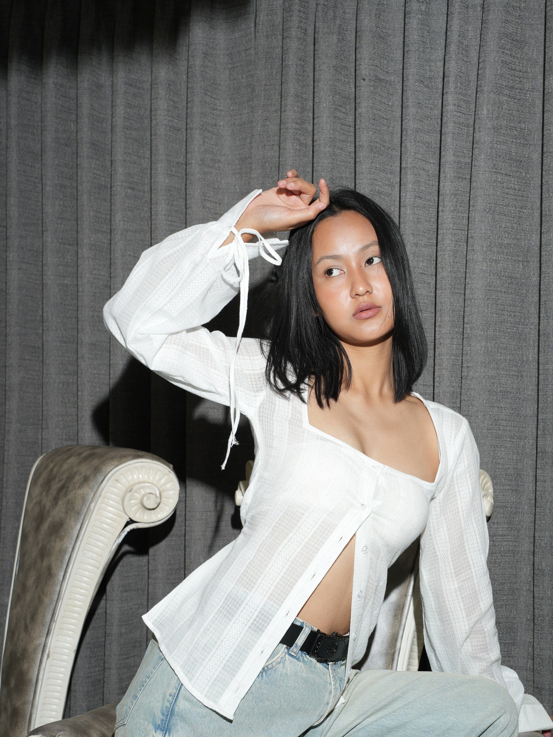 Rafi Jacquard Fitted Shirt