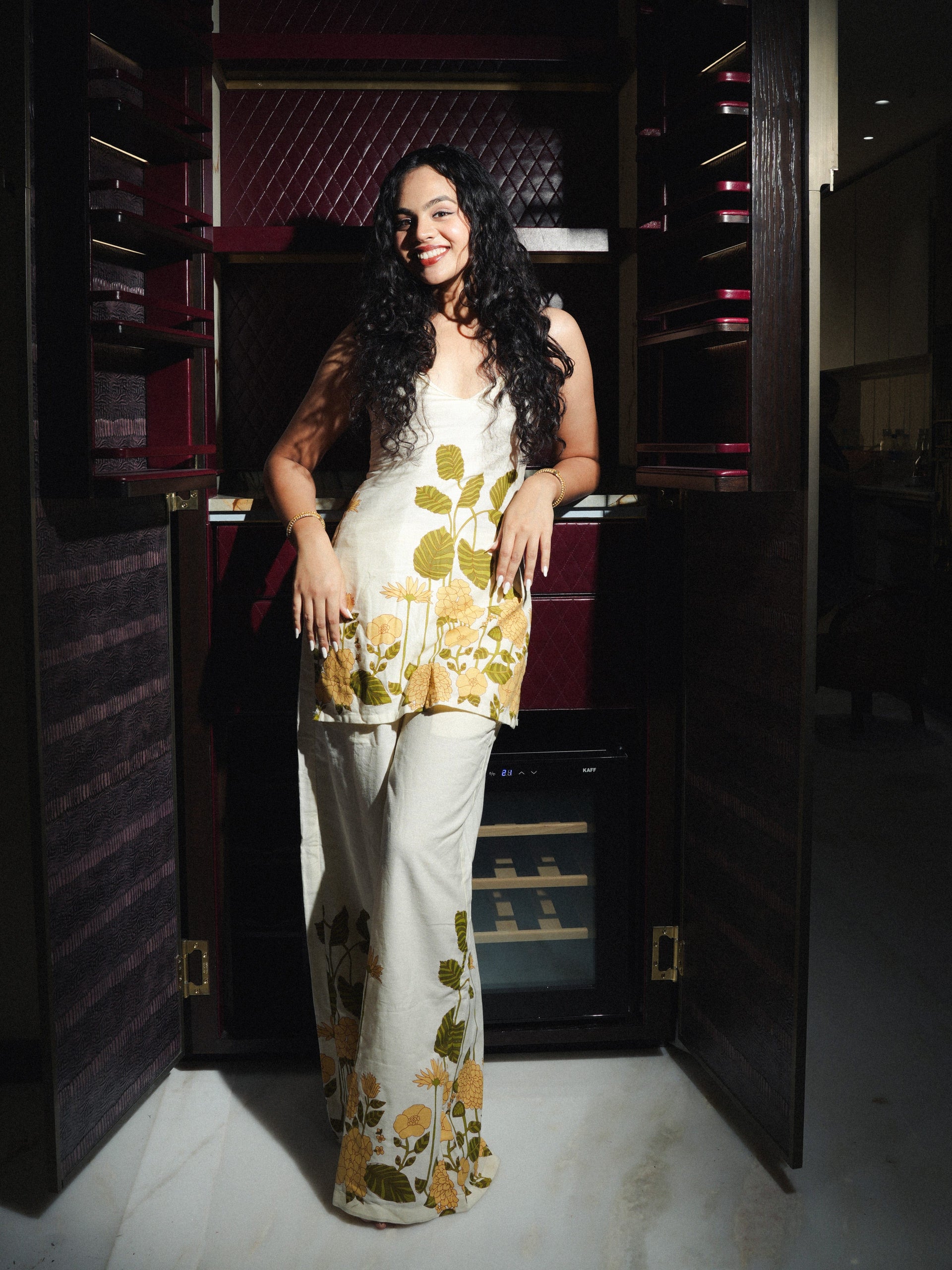 Delilah Halterneck Kurti Pant Set