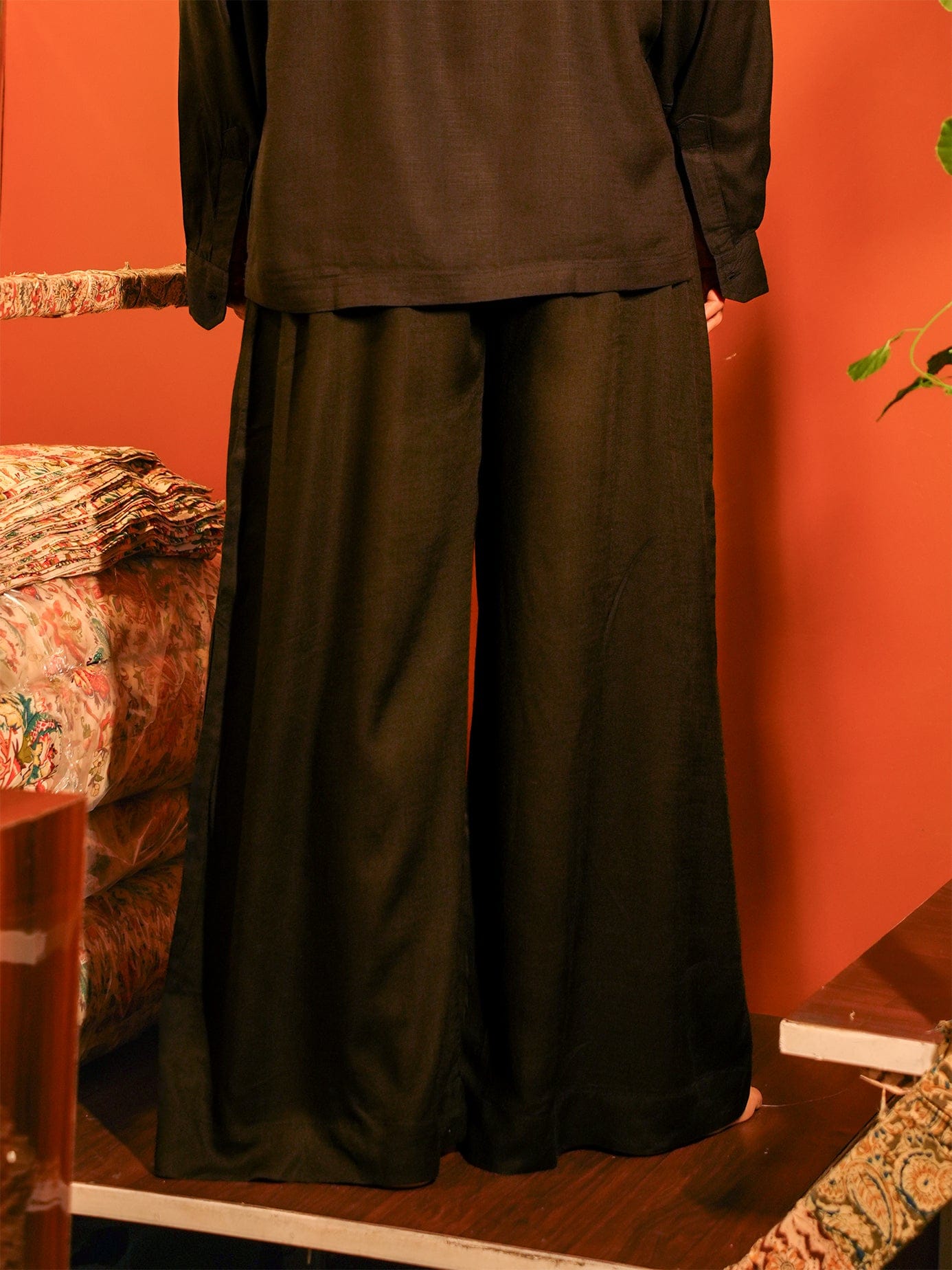 Black Pajama Pants