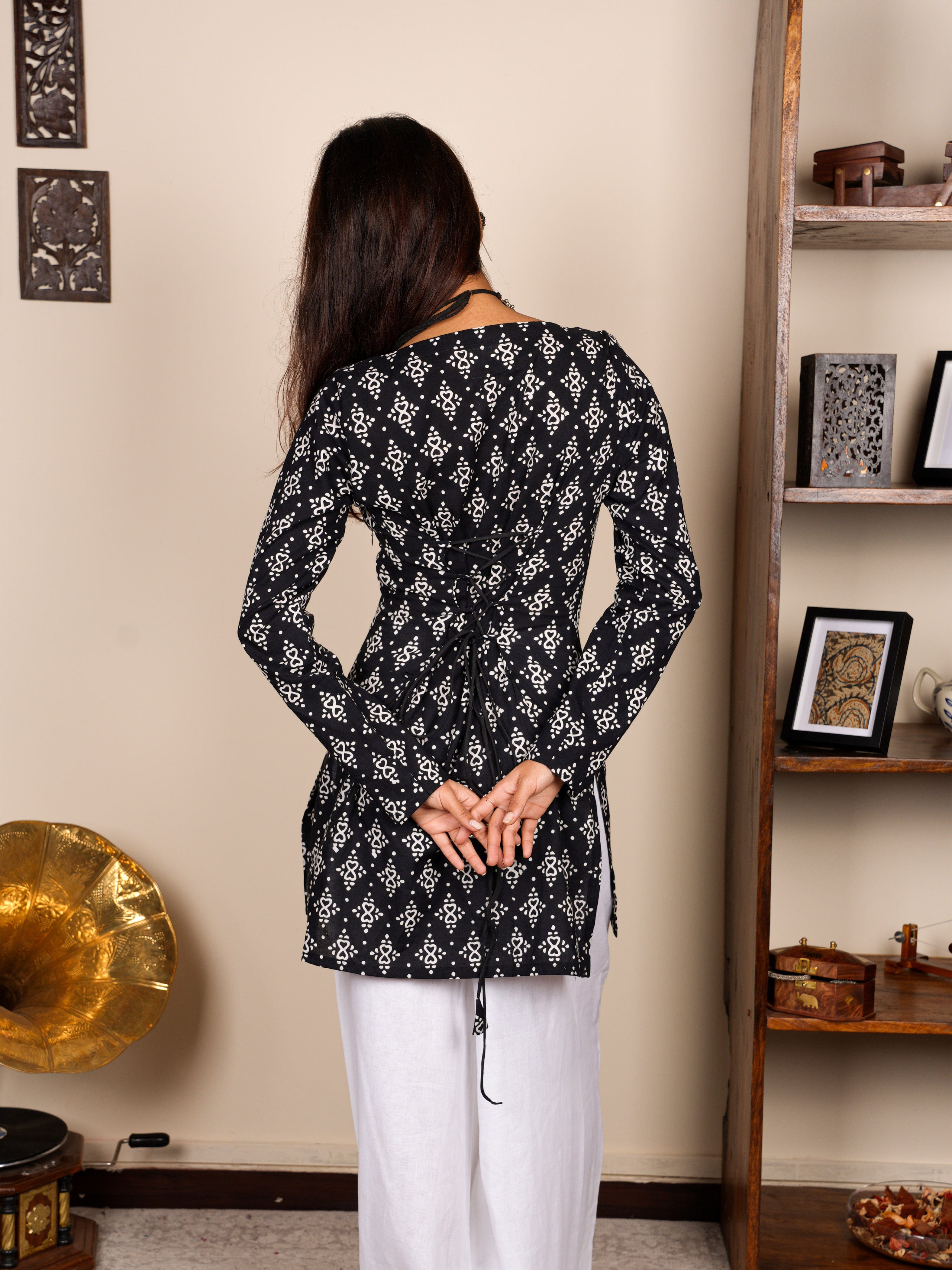 Janki Sleeved Corset Kurti