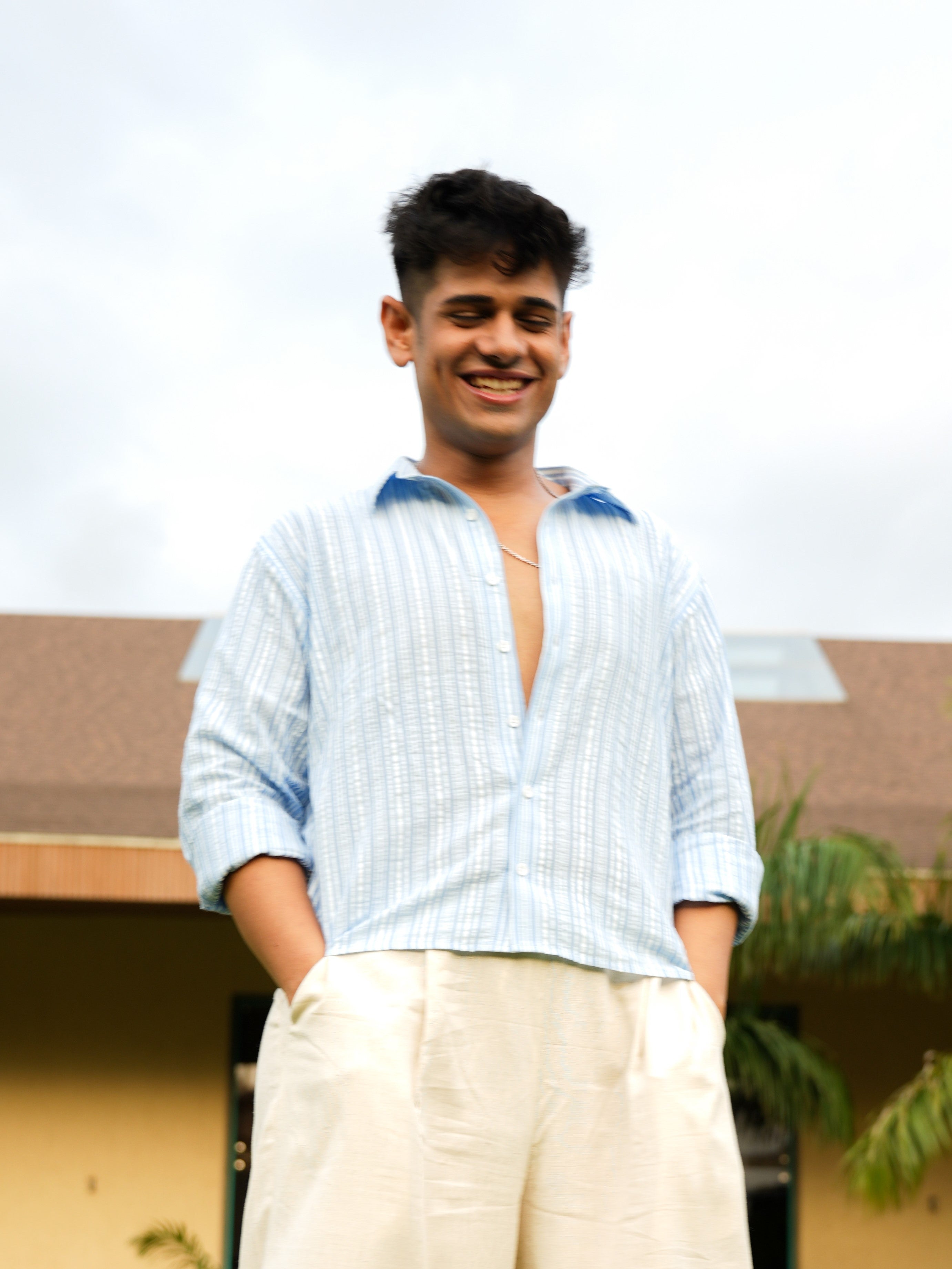 Gul Striped Crop Shirt