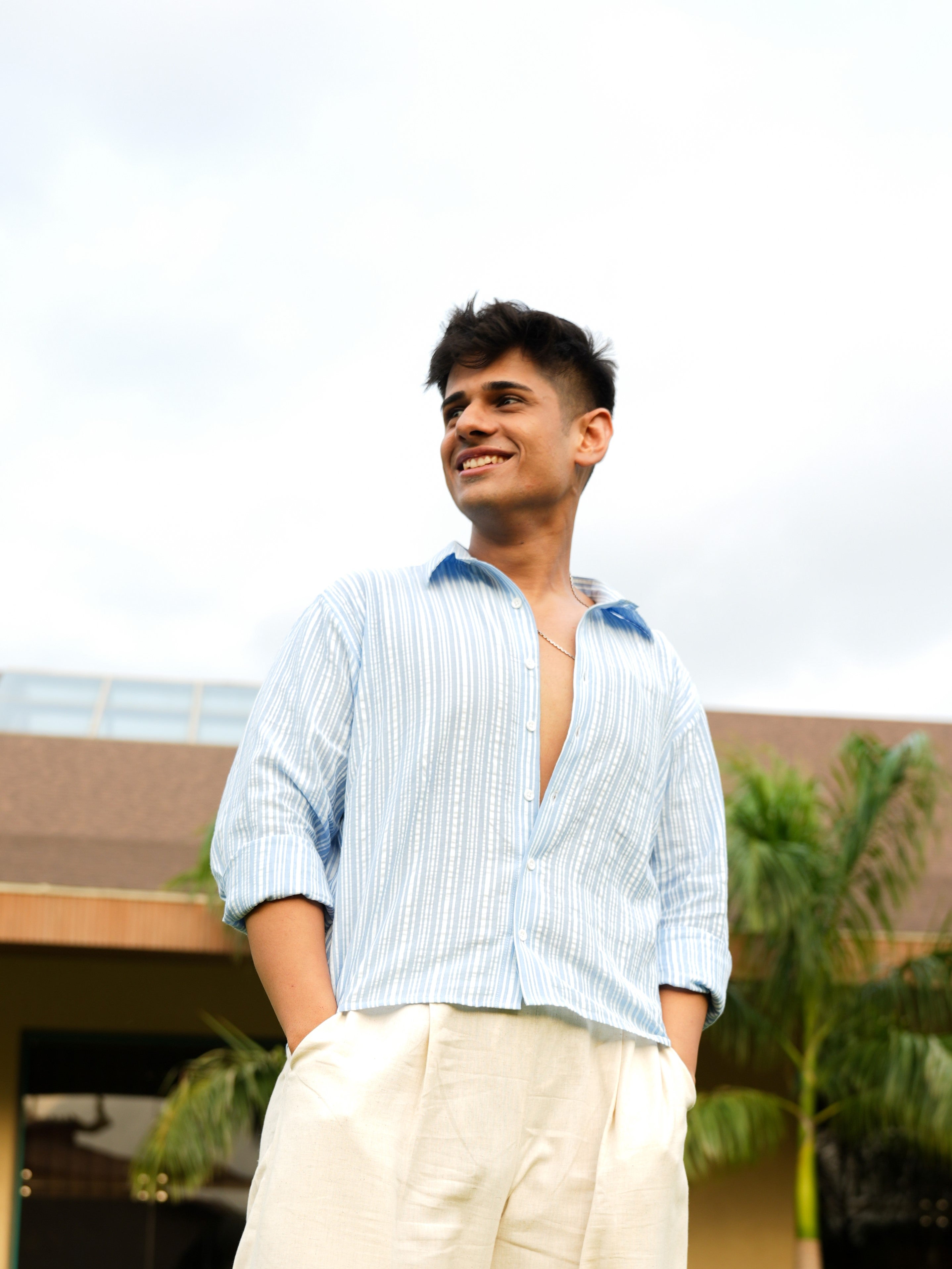 Gul Striped Crop Shirt