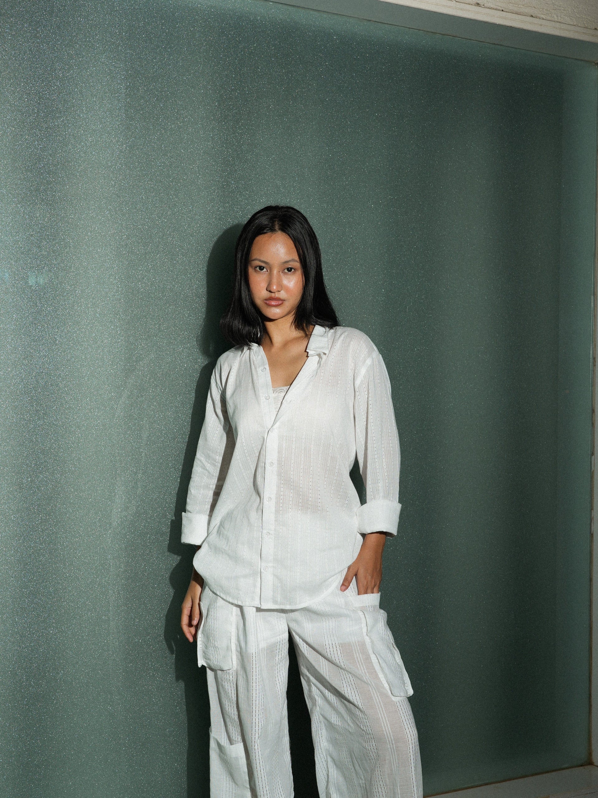 Oversized Jacquard Shirt