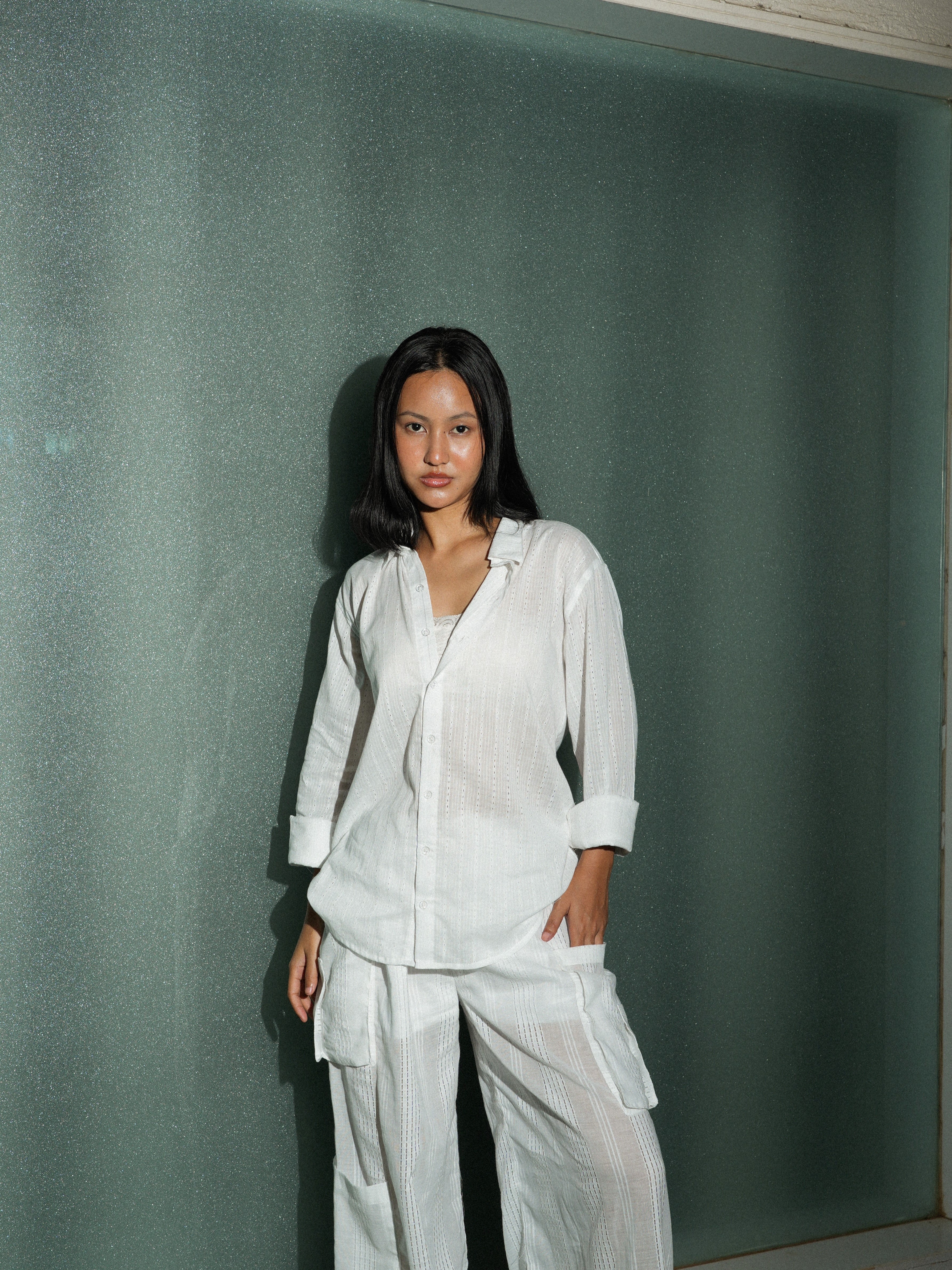 Oversized Jacquard Shirt