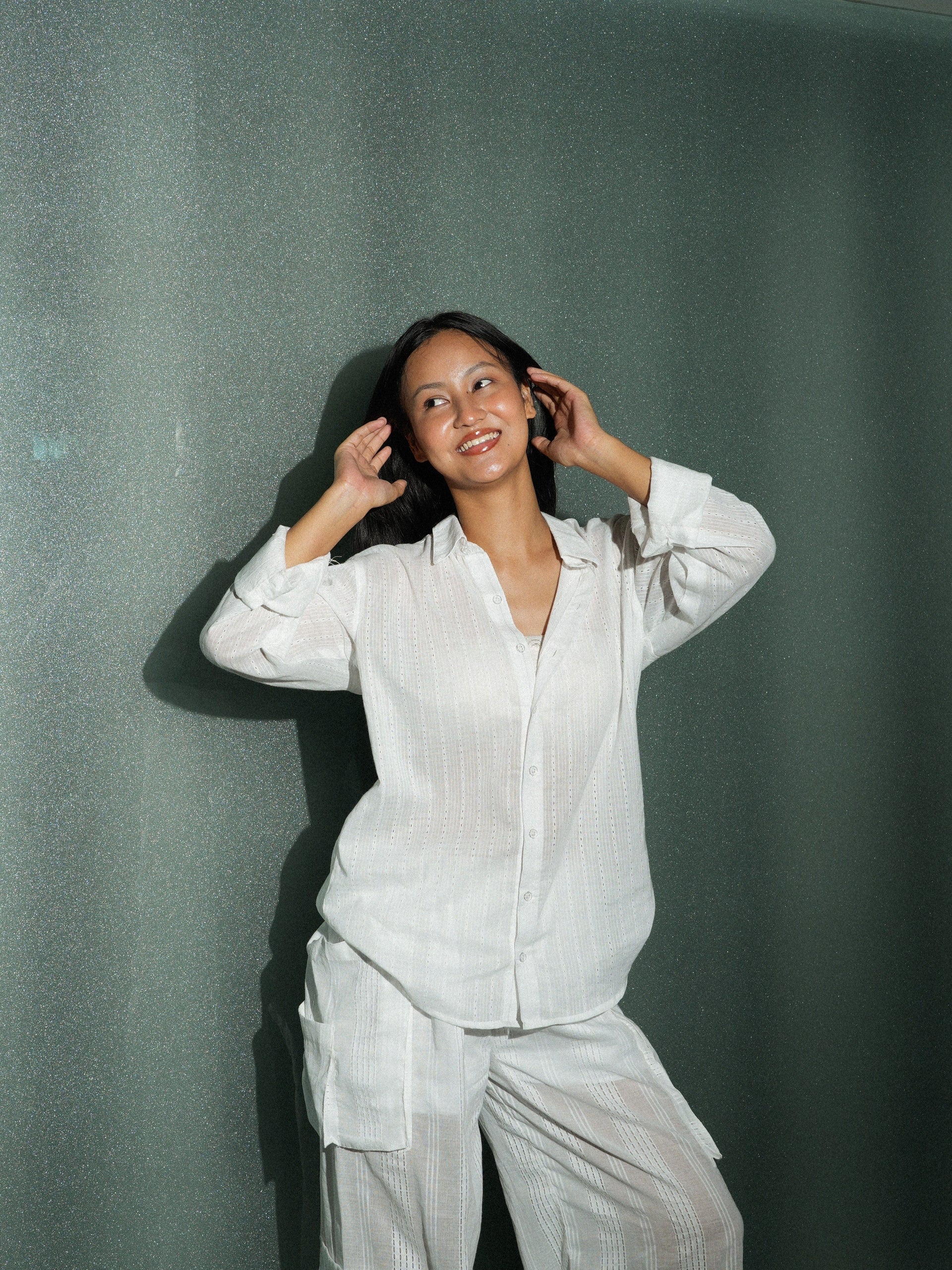 Oversized Jacquard Shirt