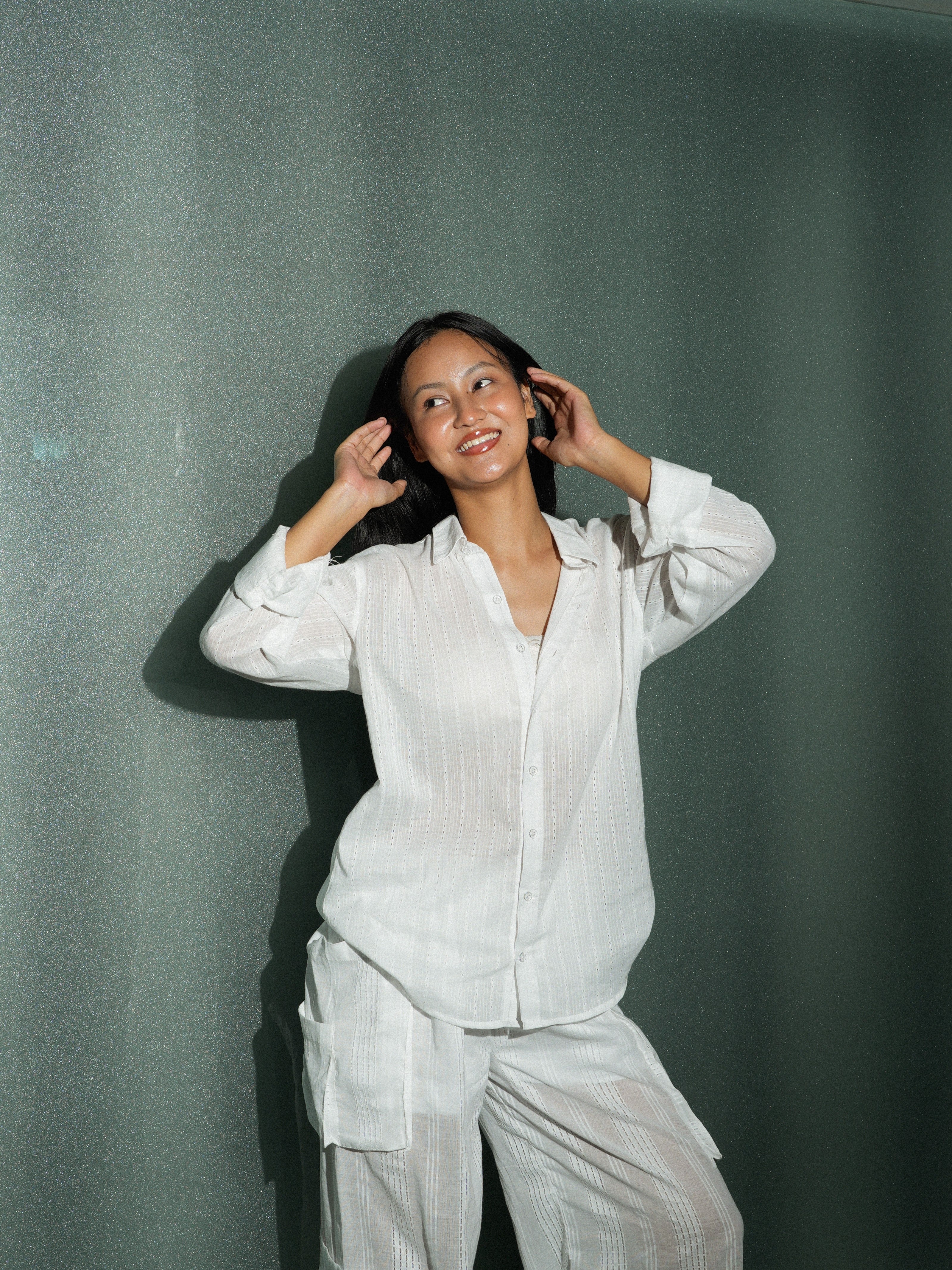 Oversized Jacquard Shirt