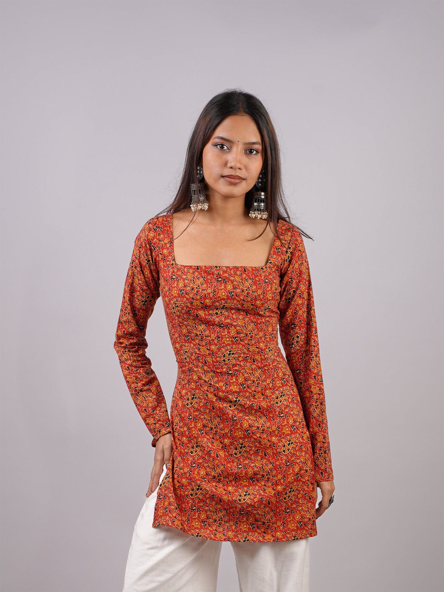 Sana Sleeved Corset Kurti