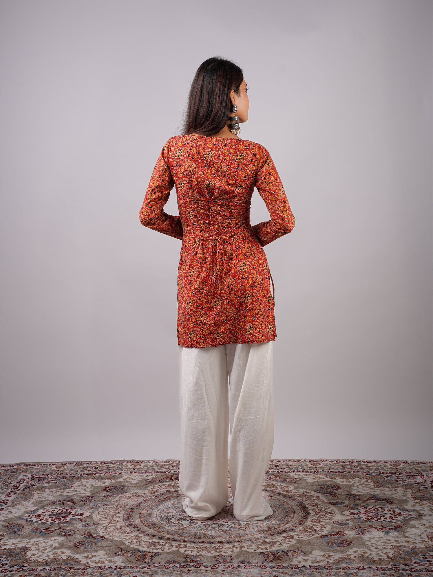 Sana Sleeved Corset Kurti