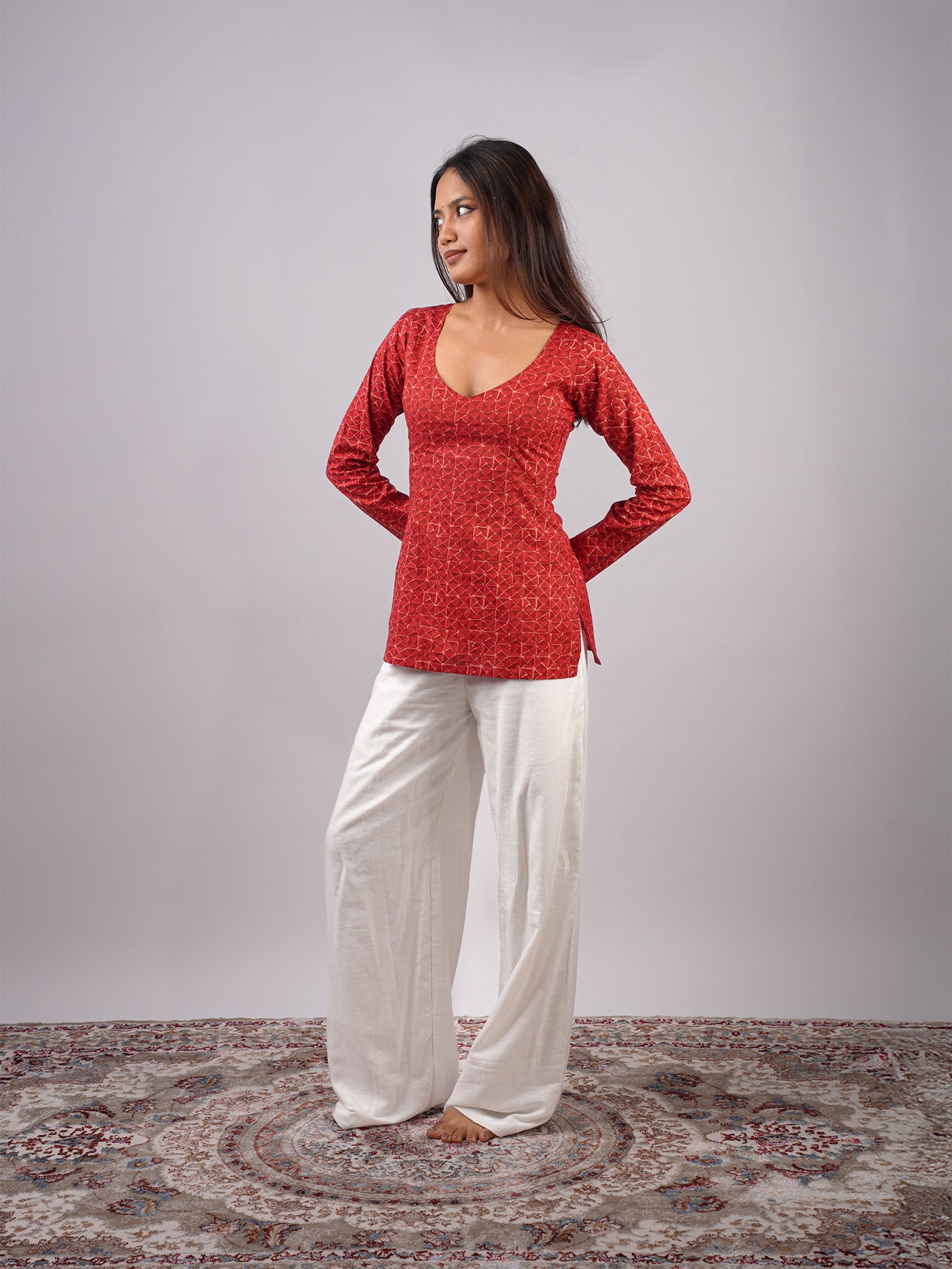 Zar Sleeved Kurti