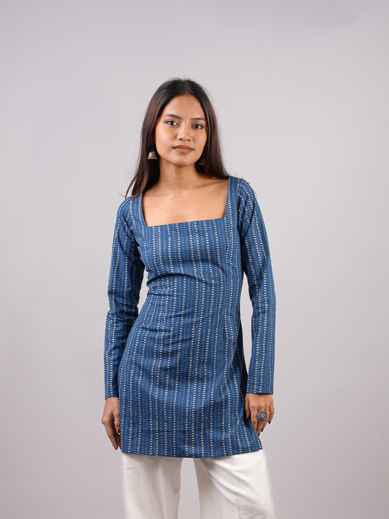 Ishita Sleeved Corset Kurti