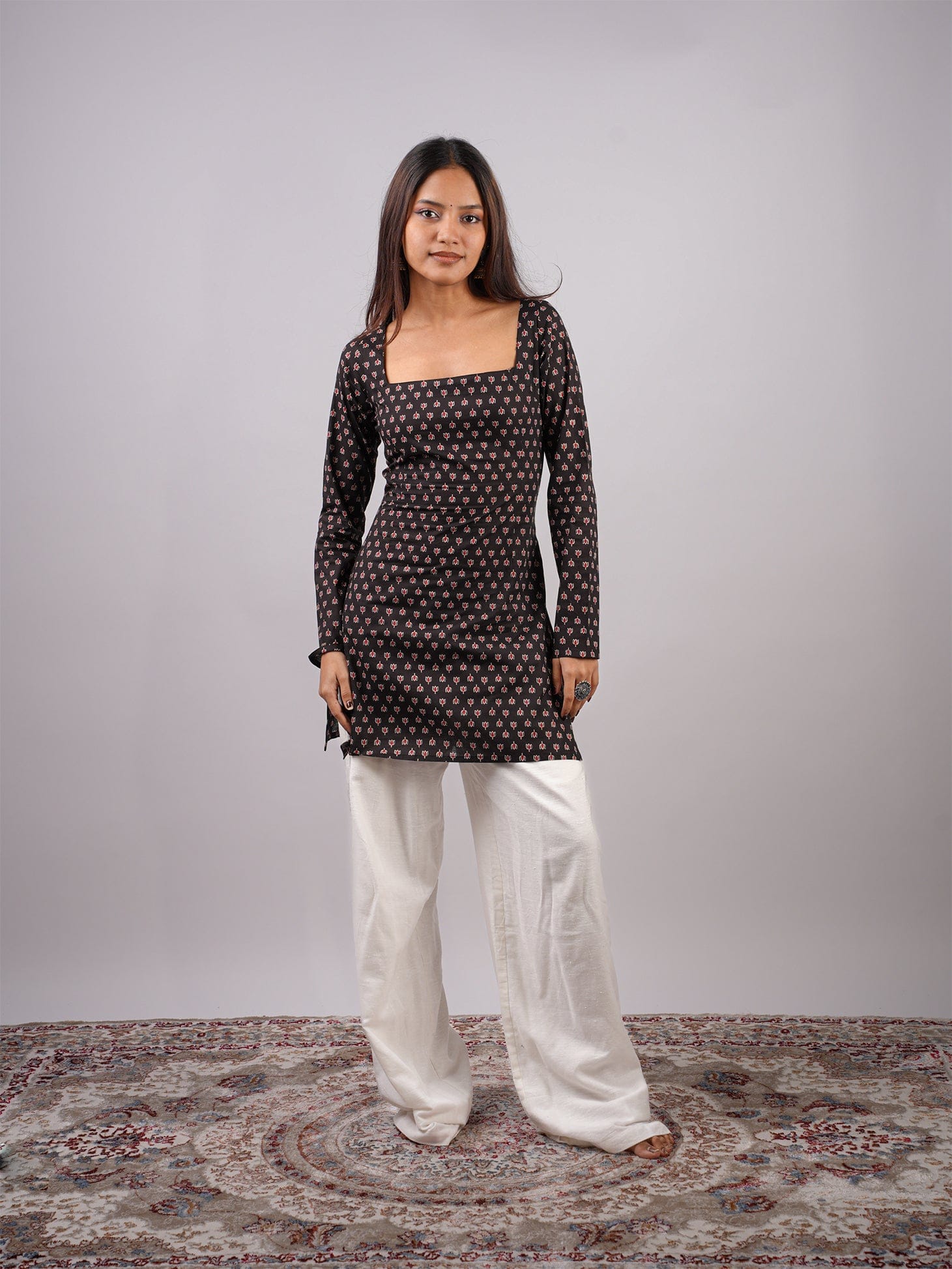 Rohini Sleeved Corset Kurti