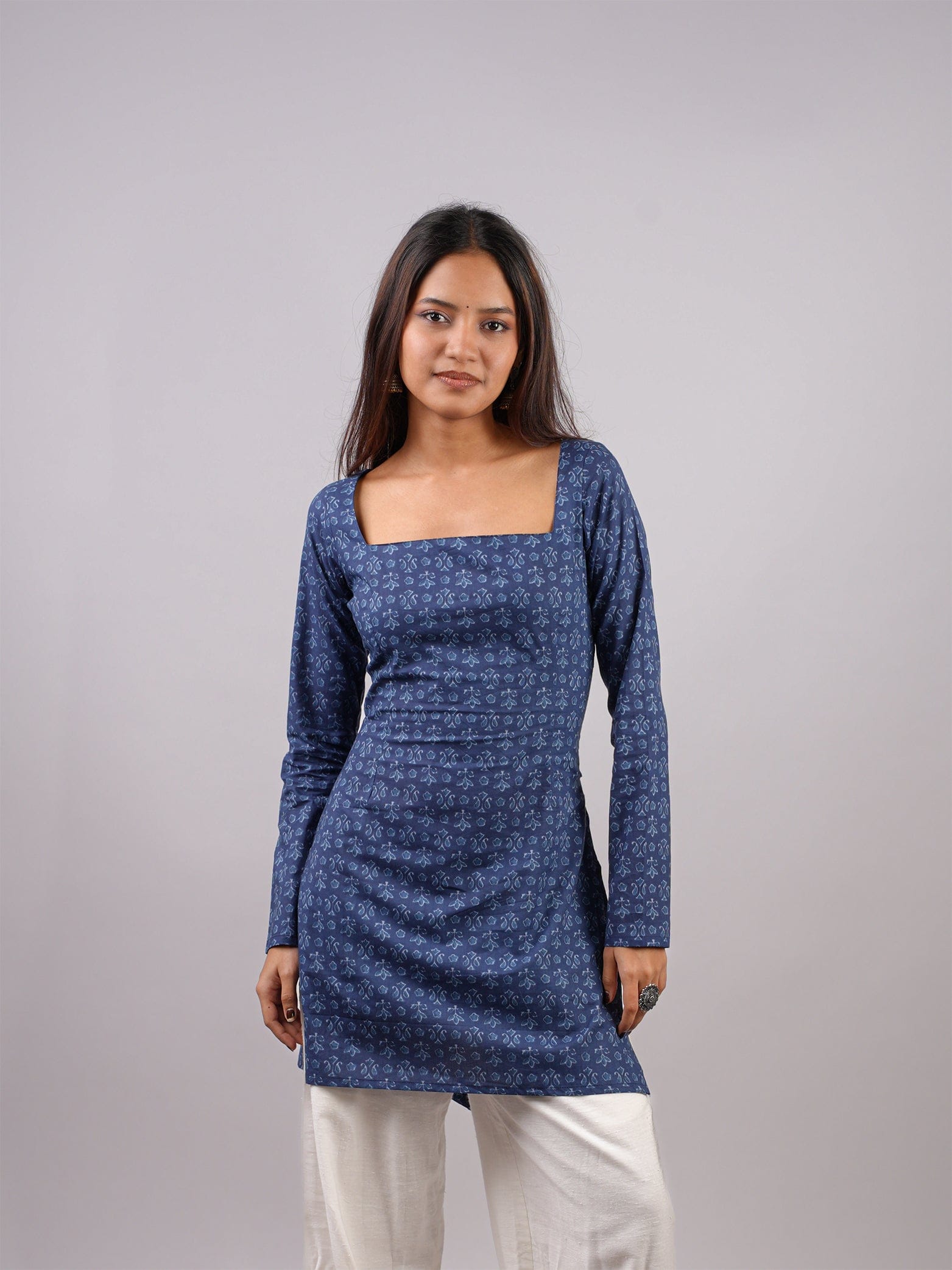 Kaira Sleeved Corset Kurti
