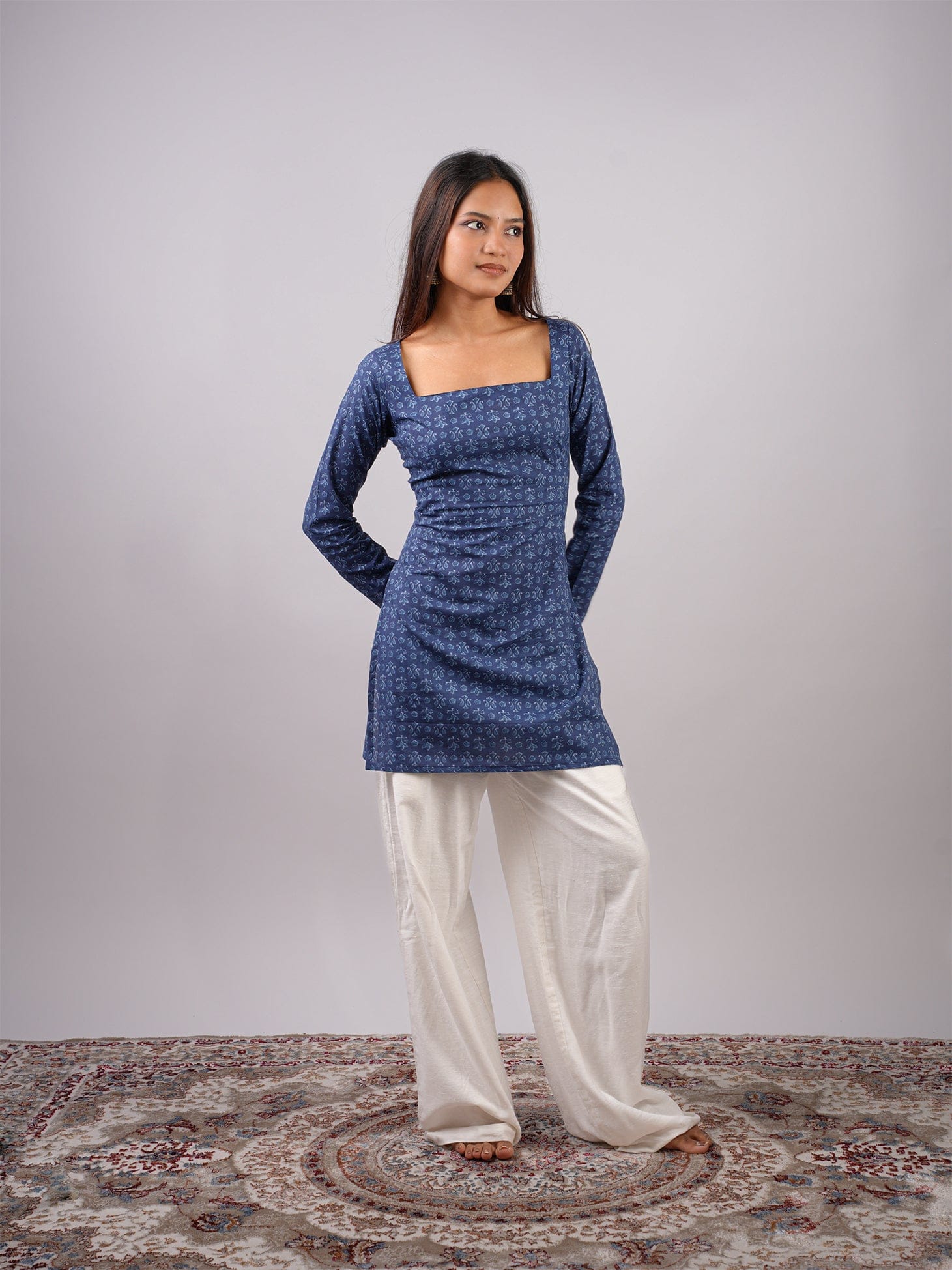 Kaira Sleeved Corset Kurti