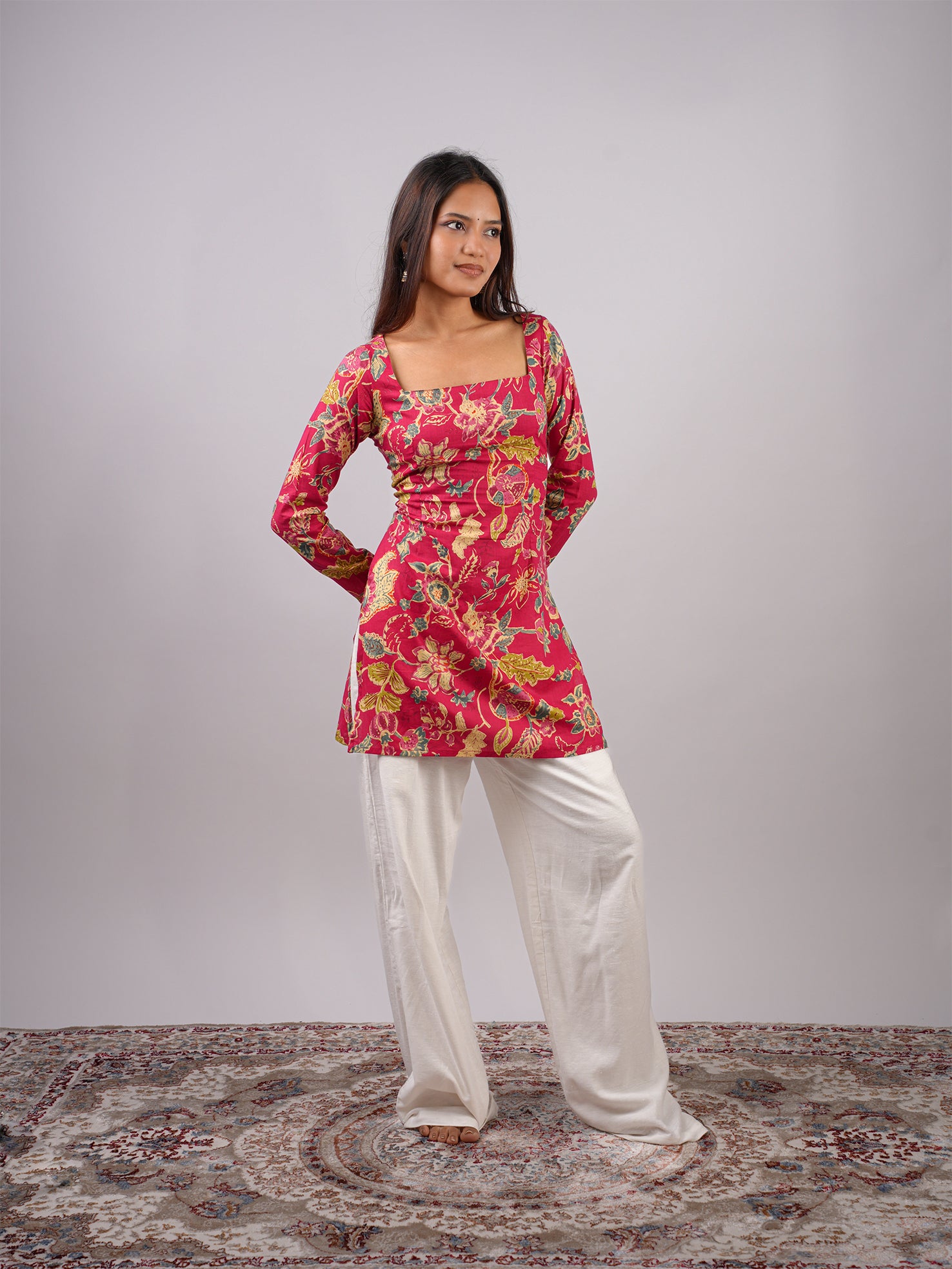 Mohini Sleeved Corset Kurti