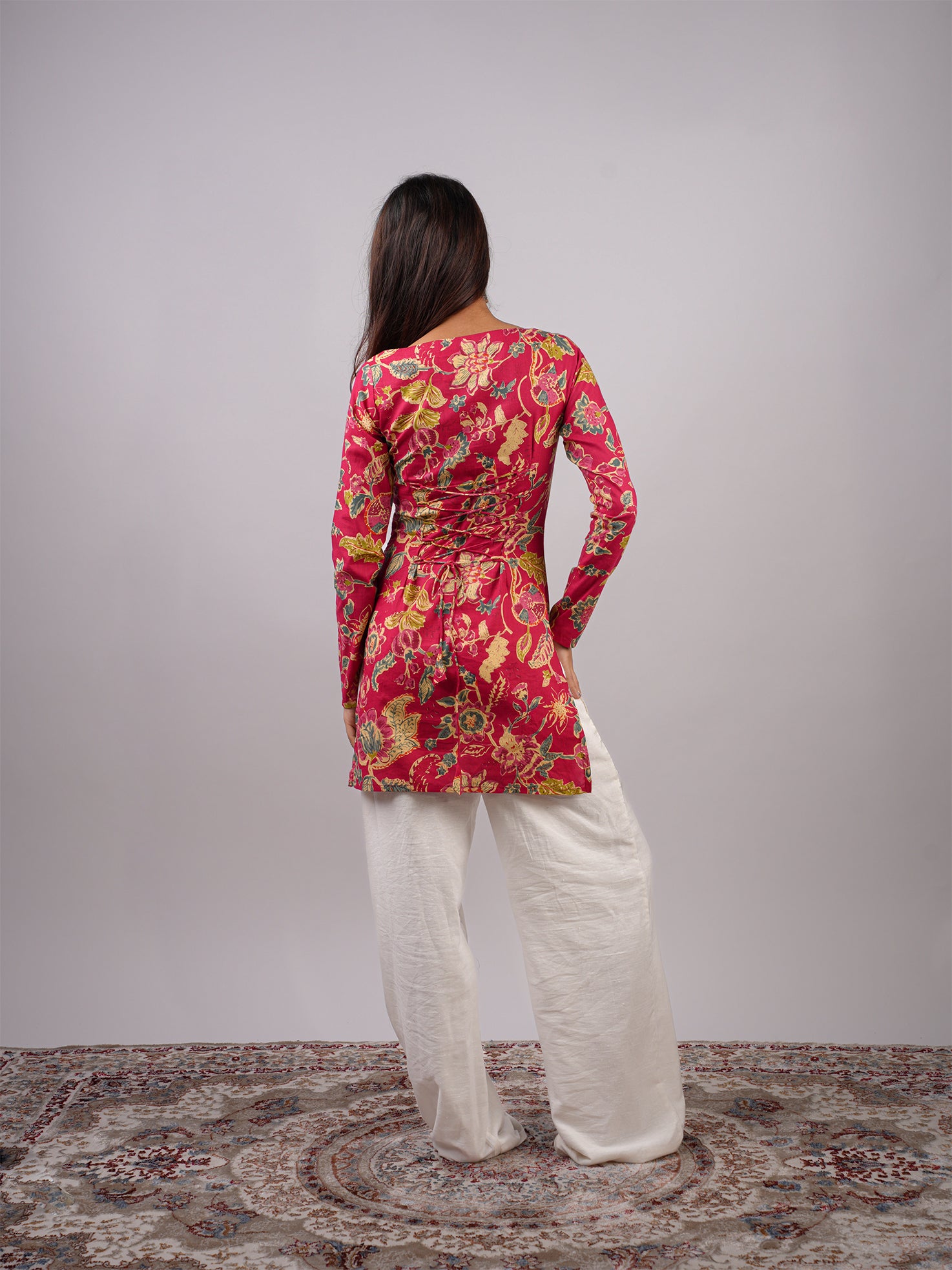 Mohini Sleeved Corset Kurti