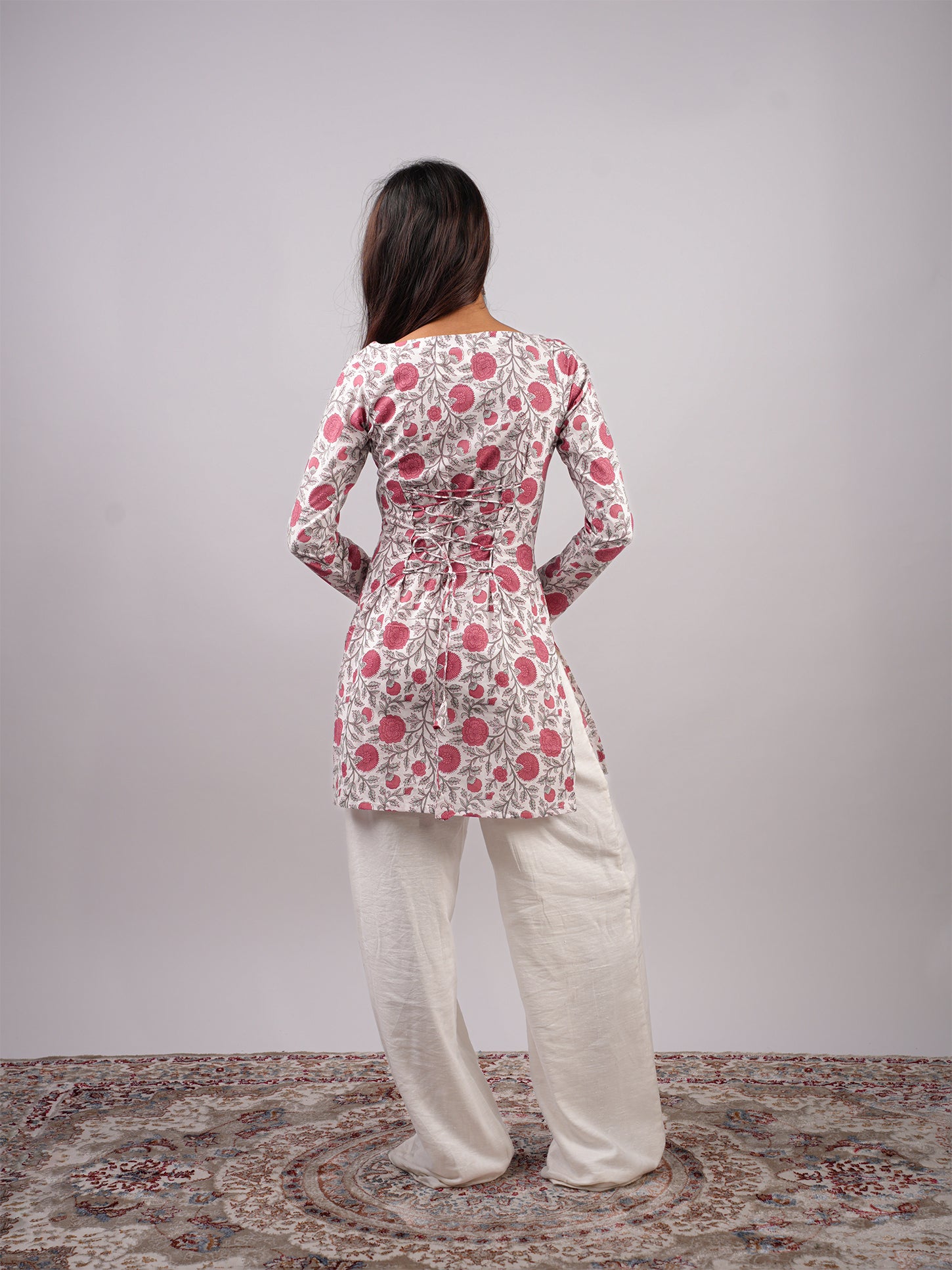 Kusum Sleeved Corset Kurti