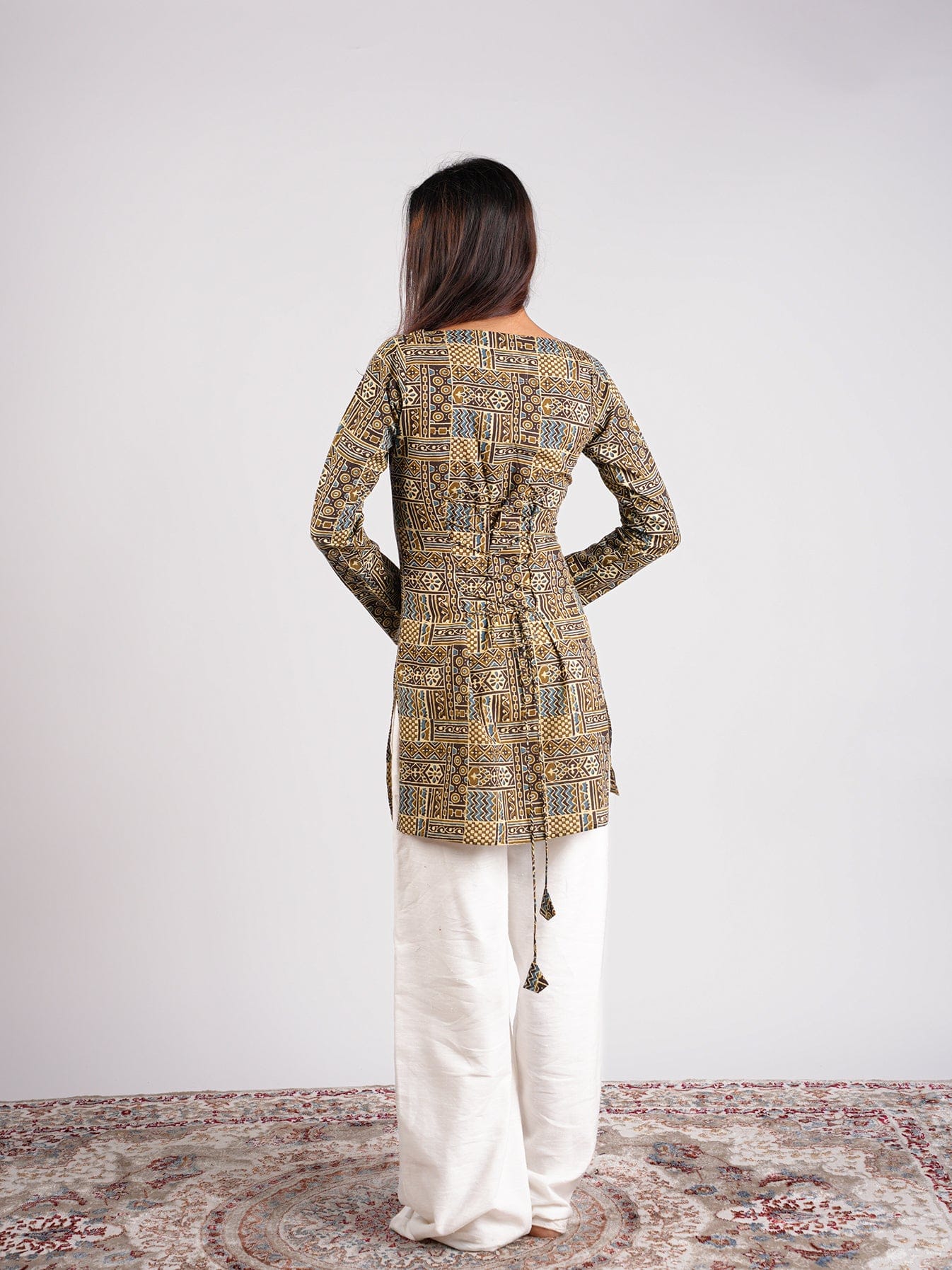 Kanak Sleeved Corset Kurti