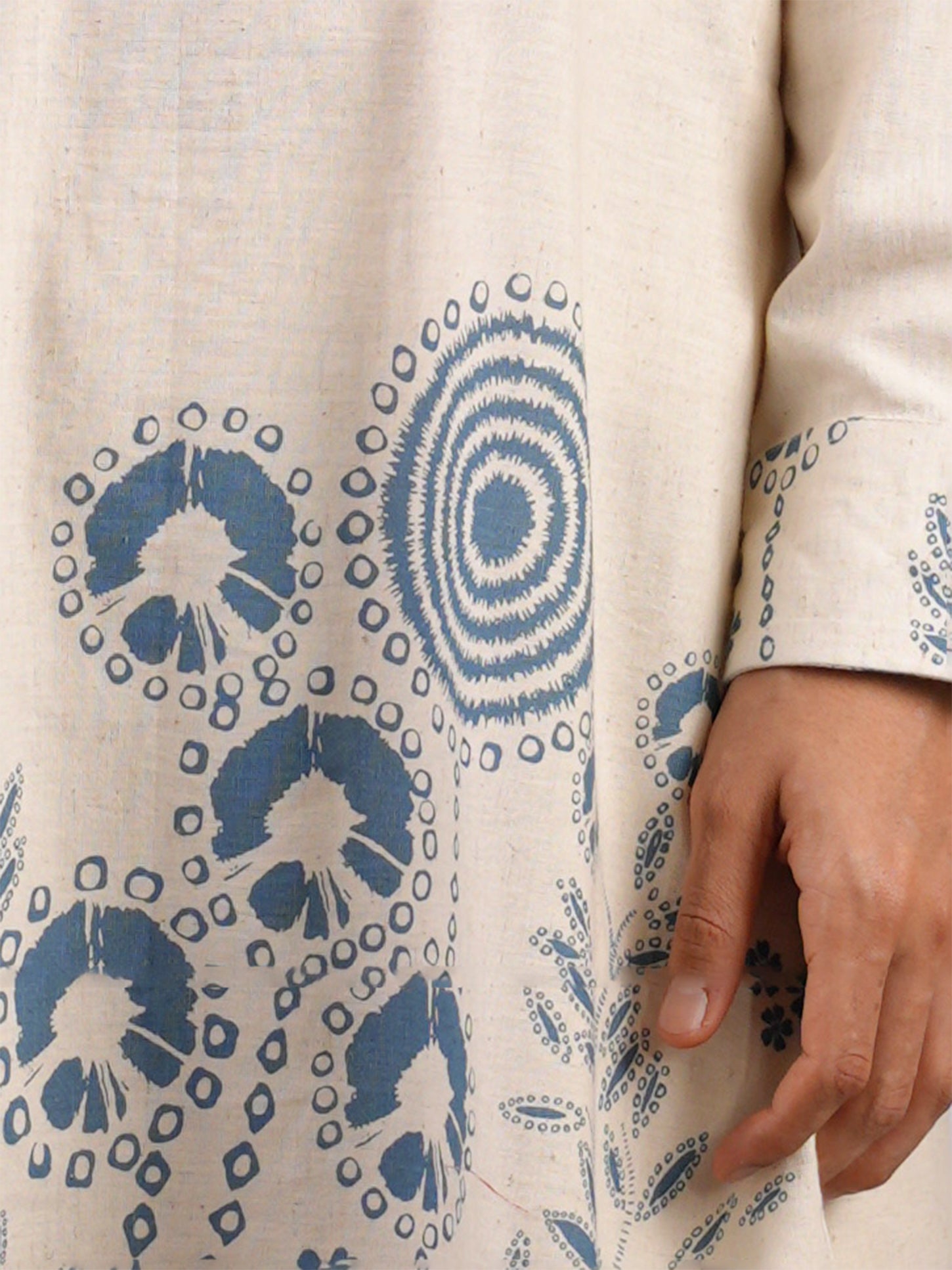 Sur Inverted Sleeves Long Kurta