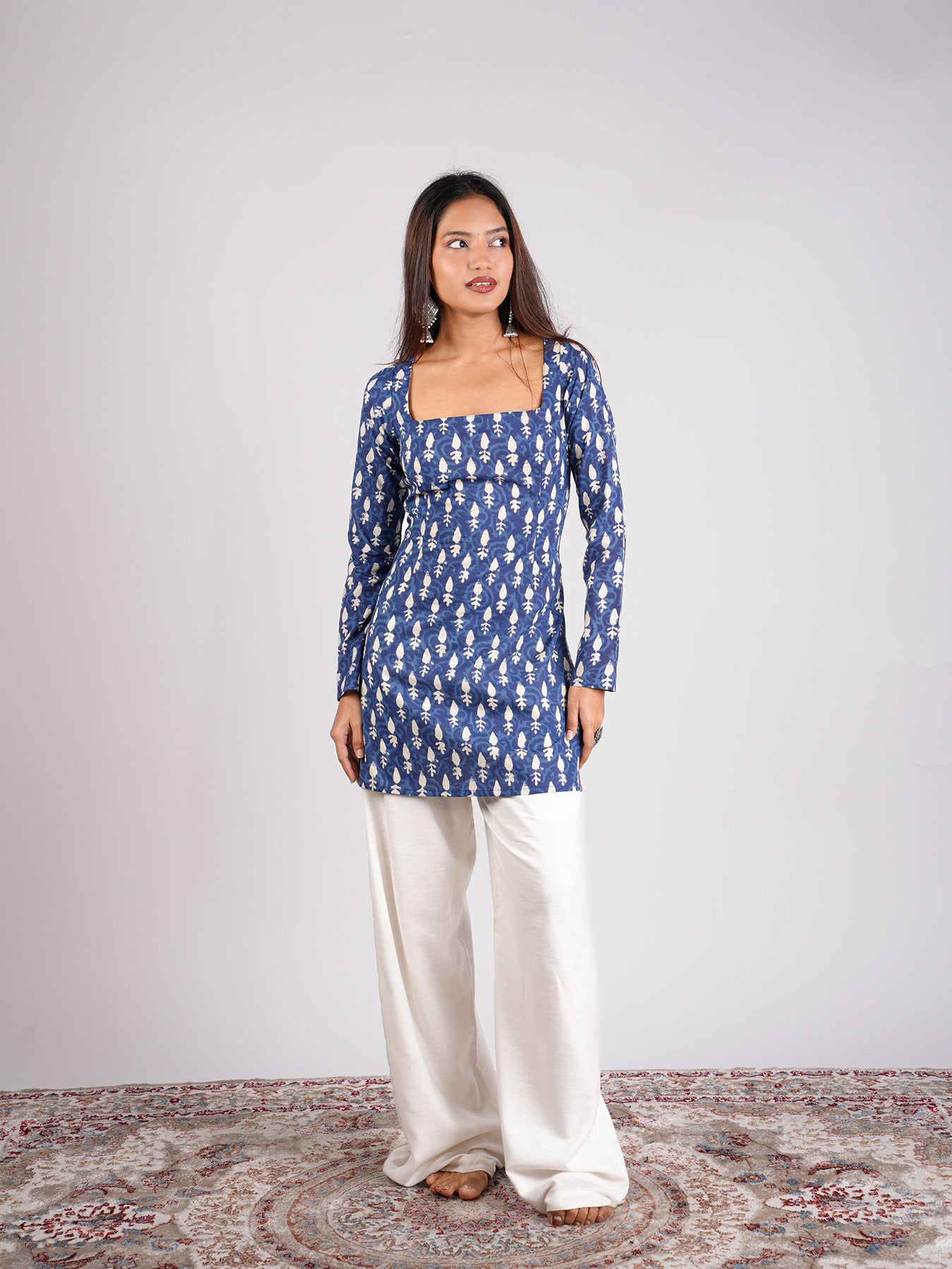 Shikha Sleeved Corset Kurti
