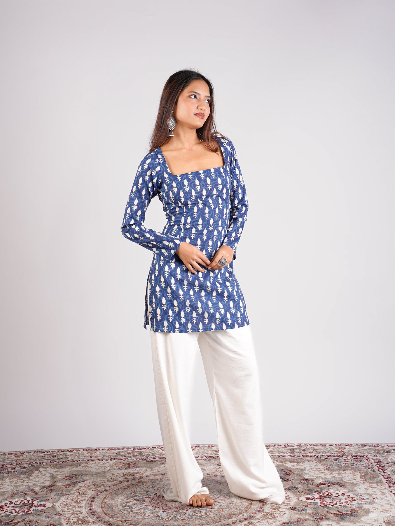 Shikha Sleeved Corset Kurti