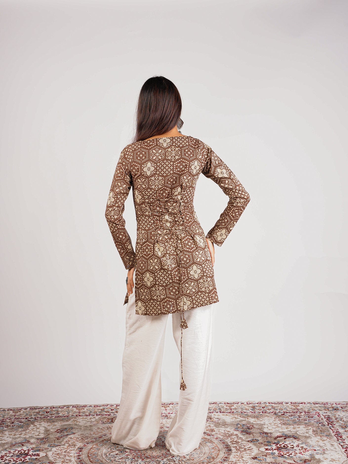 Heena Sleeved Corset Kurti