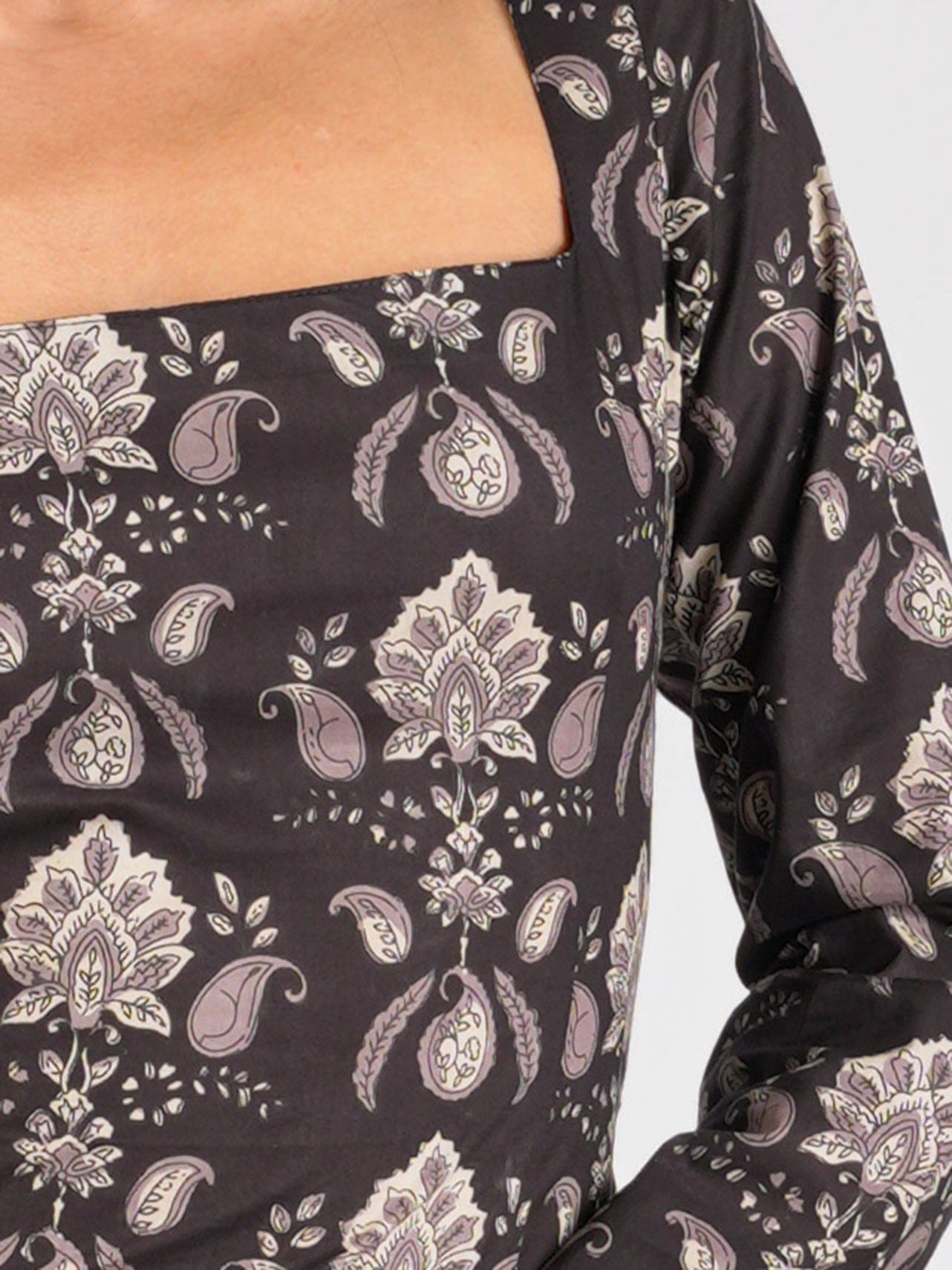 Kajal Sleeved Corset Kurti