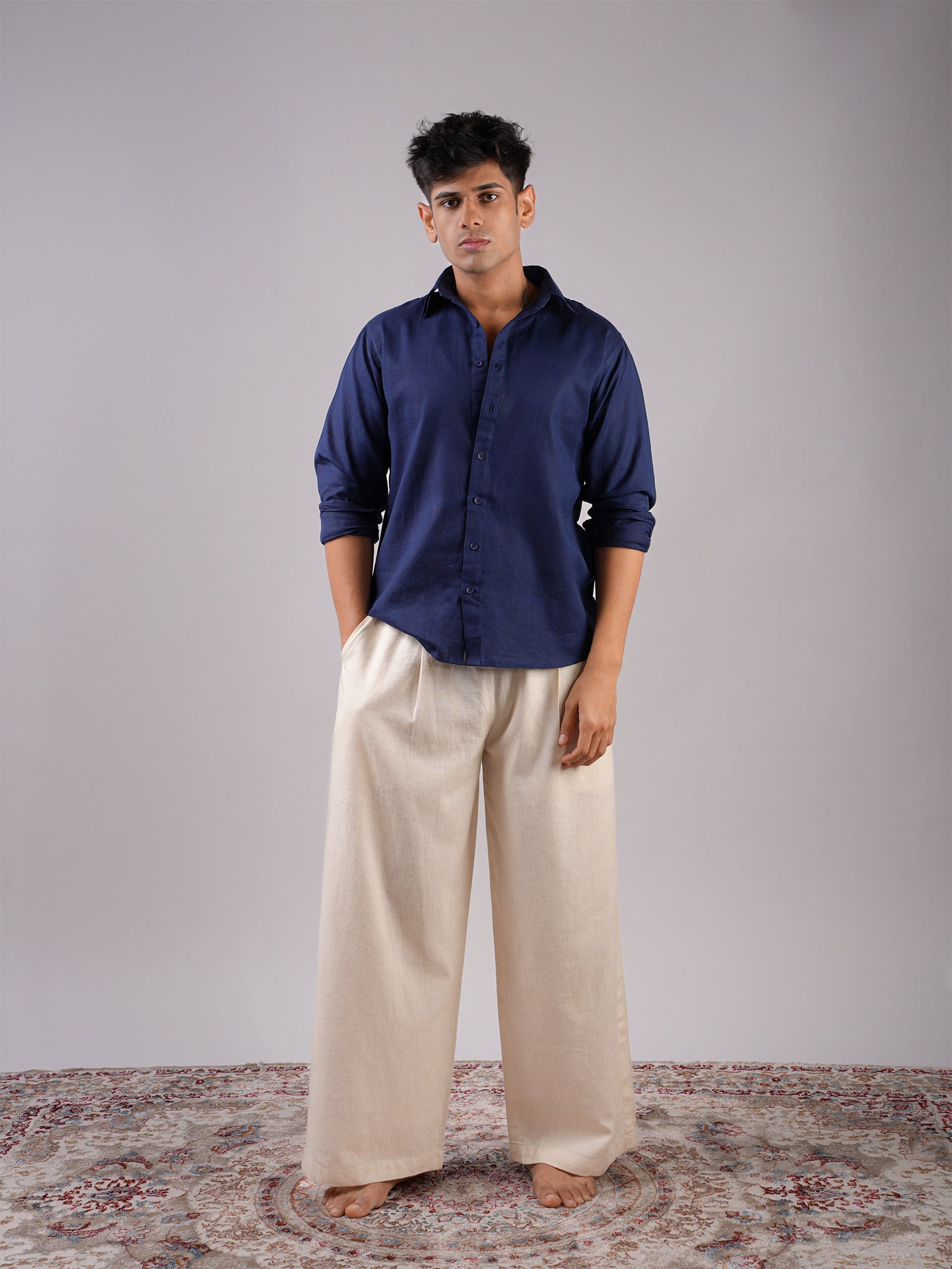 Raghav Linen Fitted Shirt
