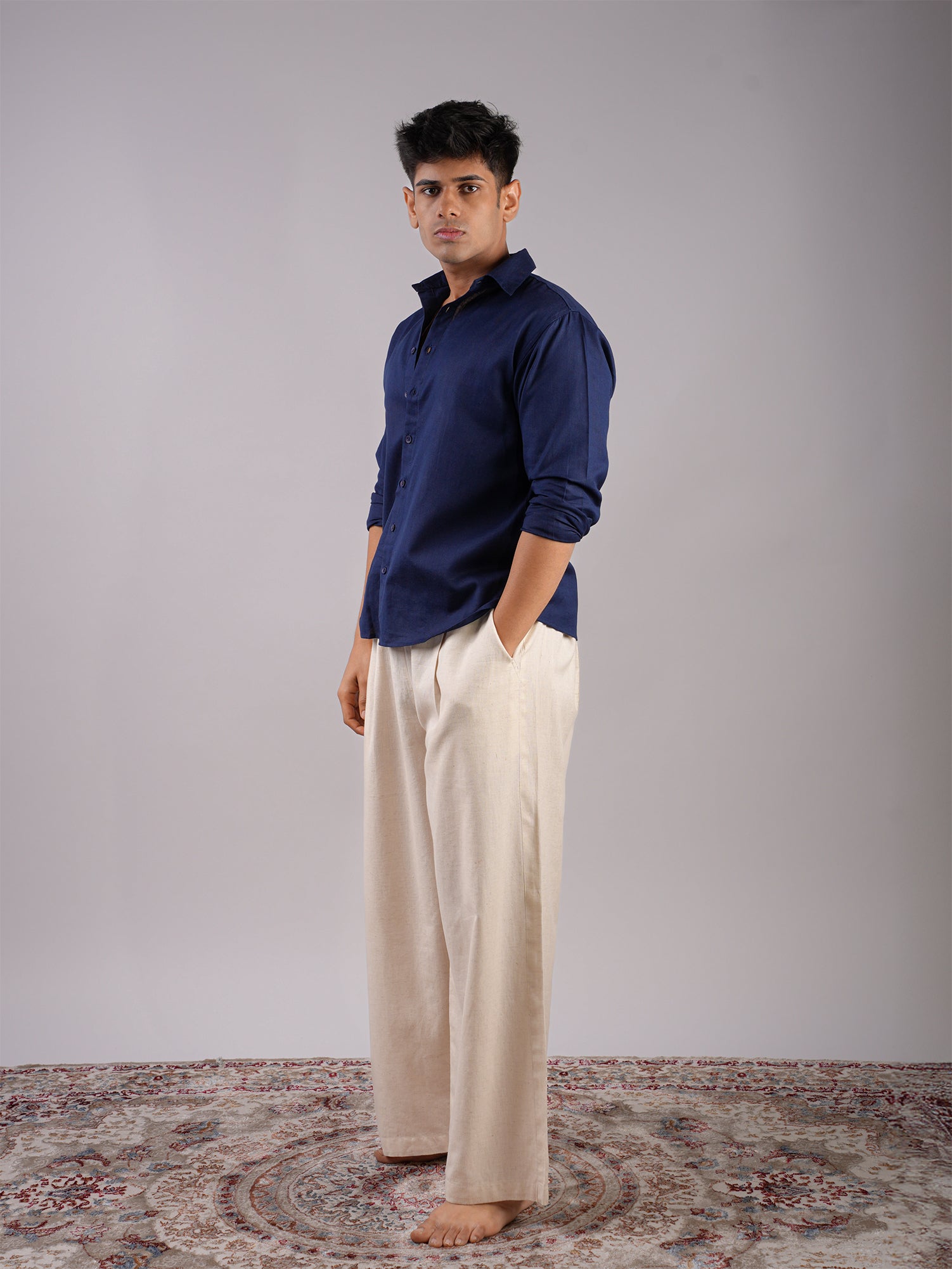Raghav Linen Fitted Shirt