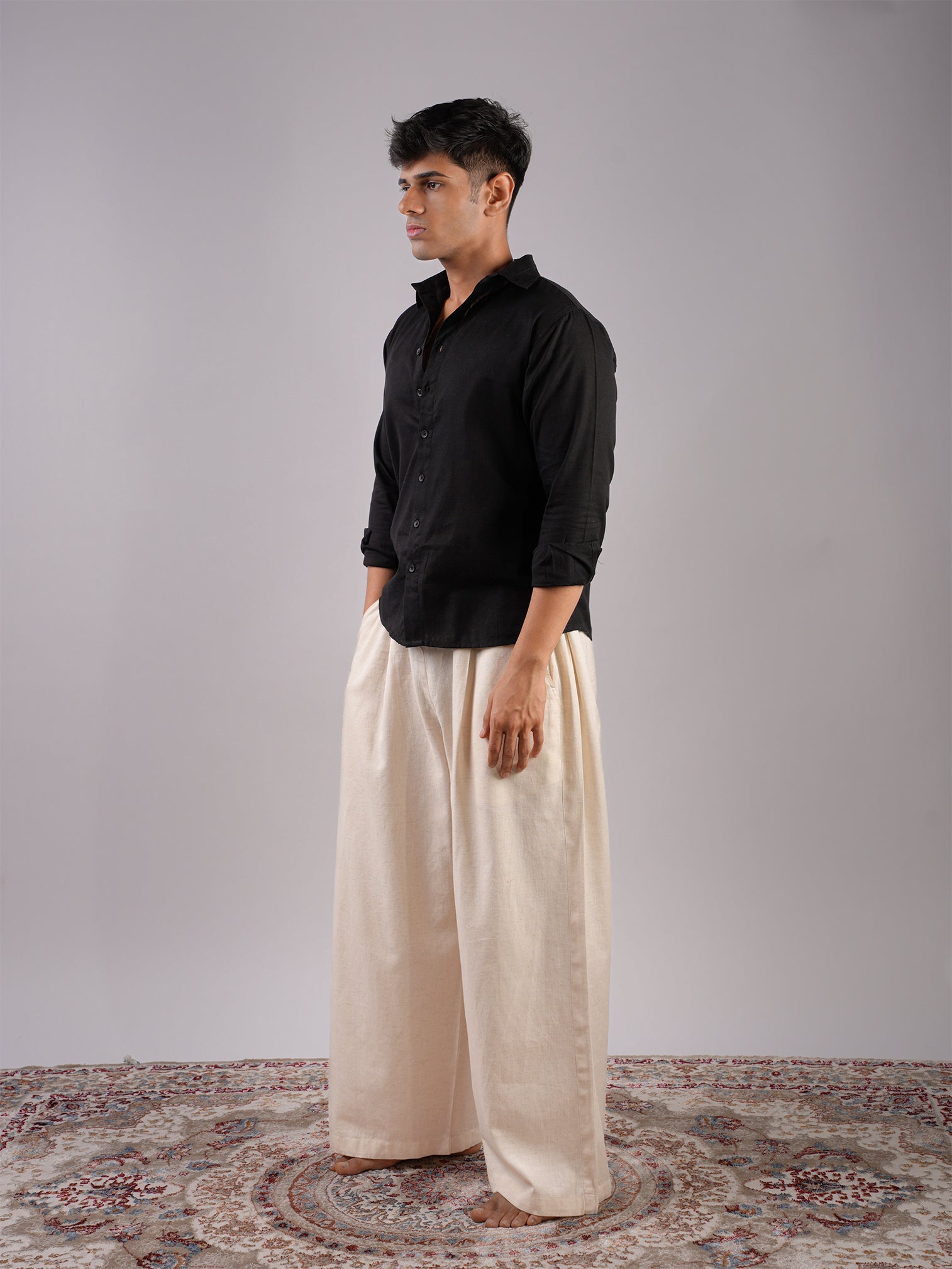 Aryan Linen Fitted Shirt
